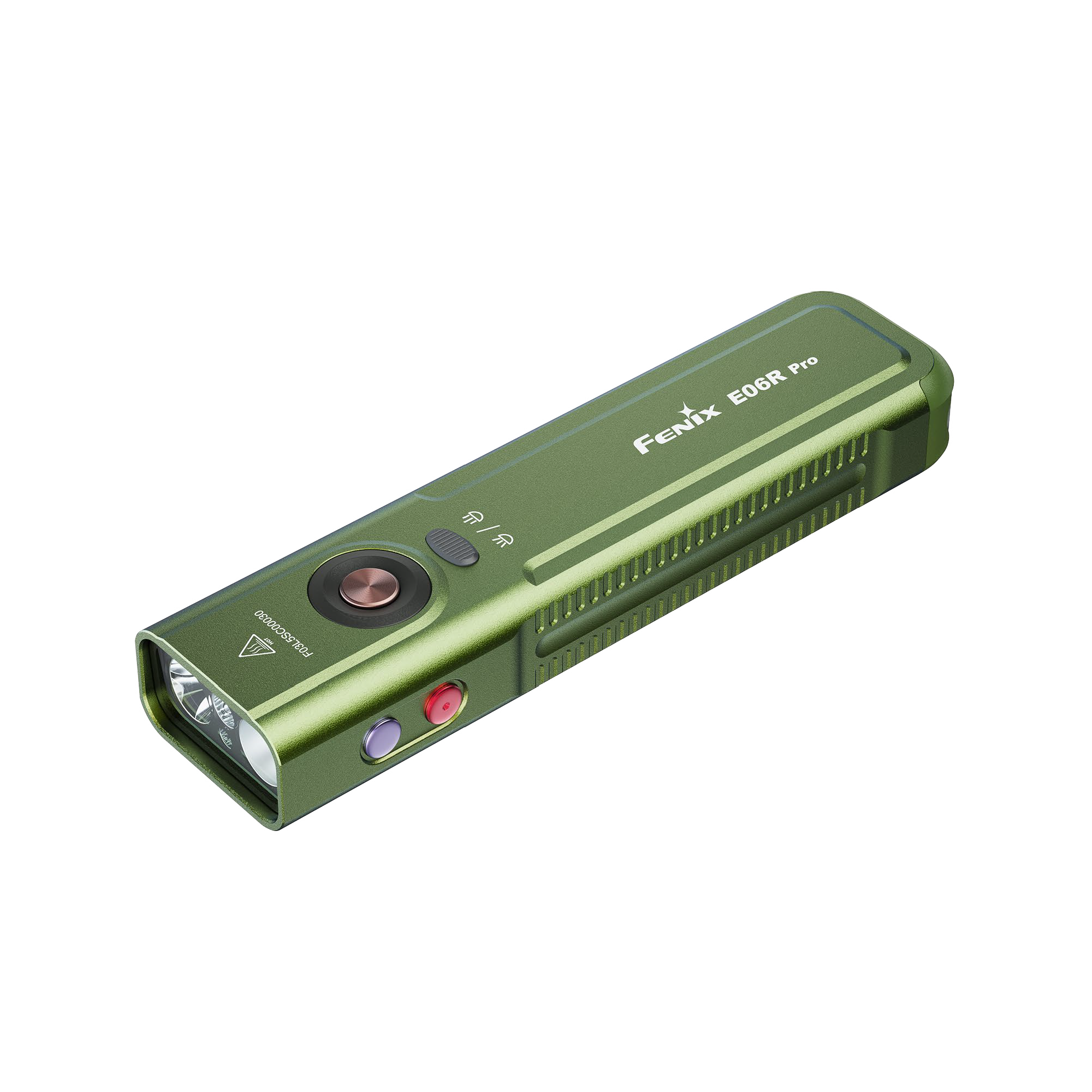FENIX E06R PRO LYKT OLIVE 1600lm LED/UV/LASERPEKER