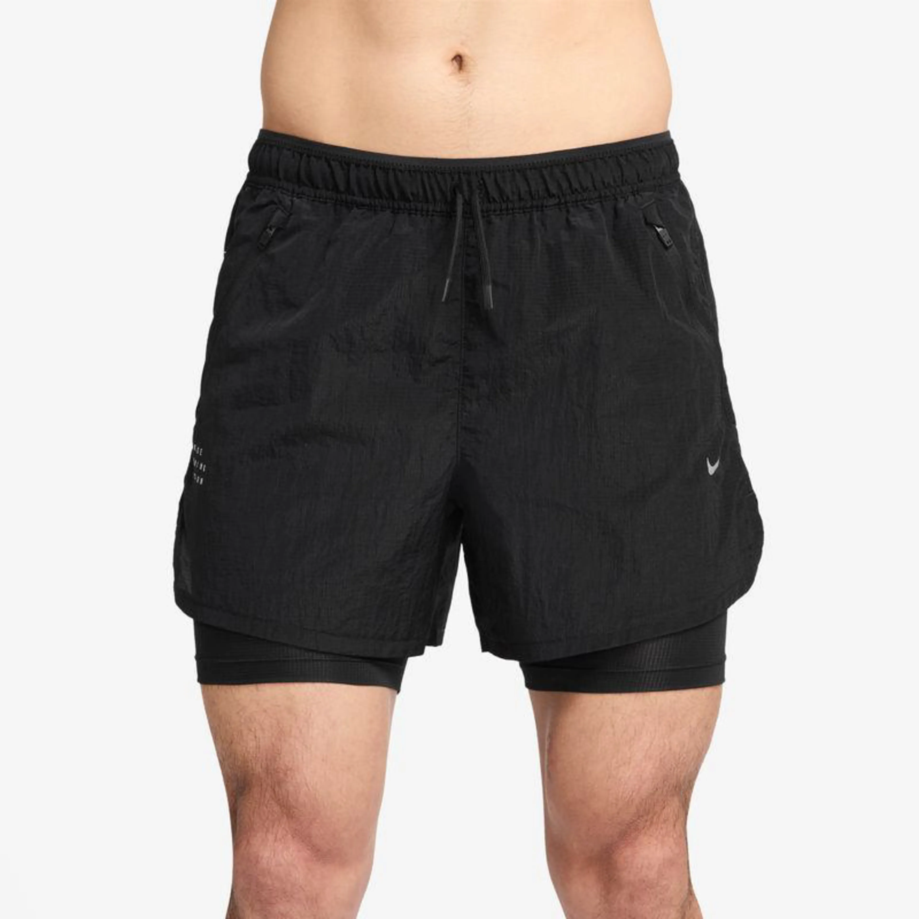 Running Division Men's 5" Dri-FIT Water-Repellent 2-in-1 Running Shorts