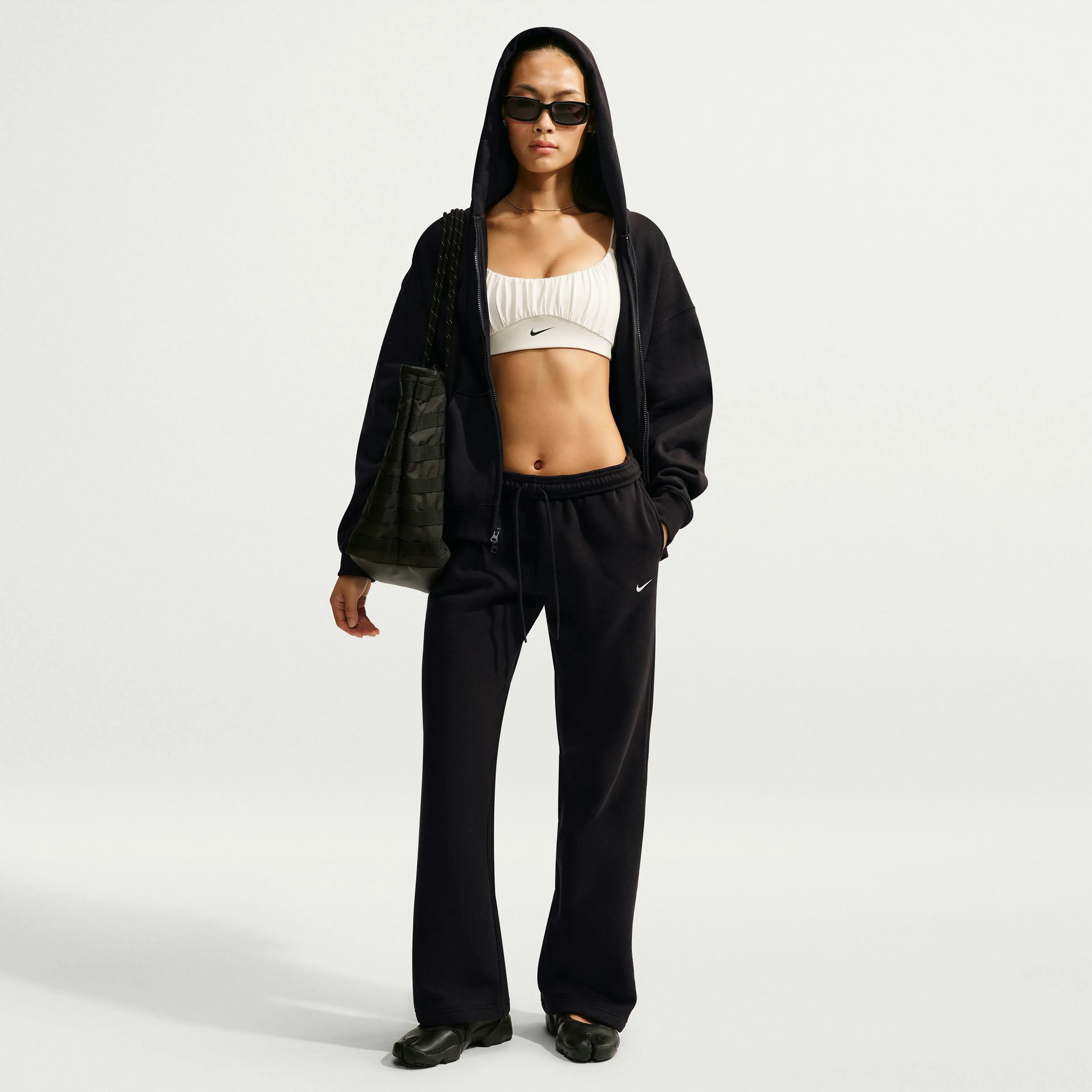  Studio Fleece Medium Weight Women's Mid-Rise Open-Hem Pants