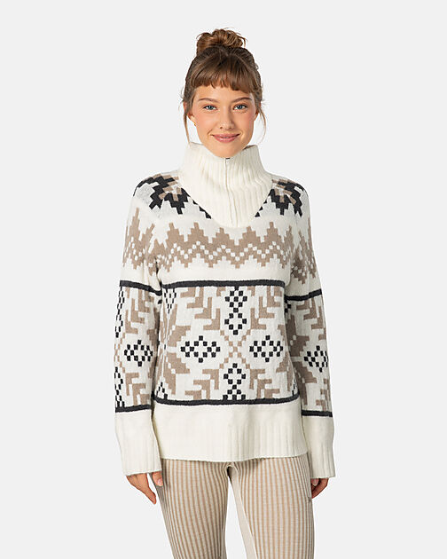 KARI TRAA AMELIA KNIT OFF WHITE Dame | Intersport.no