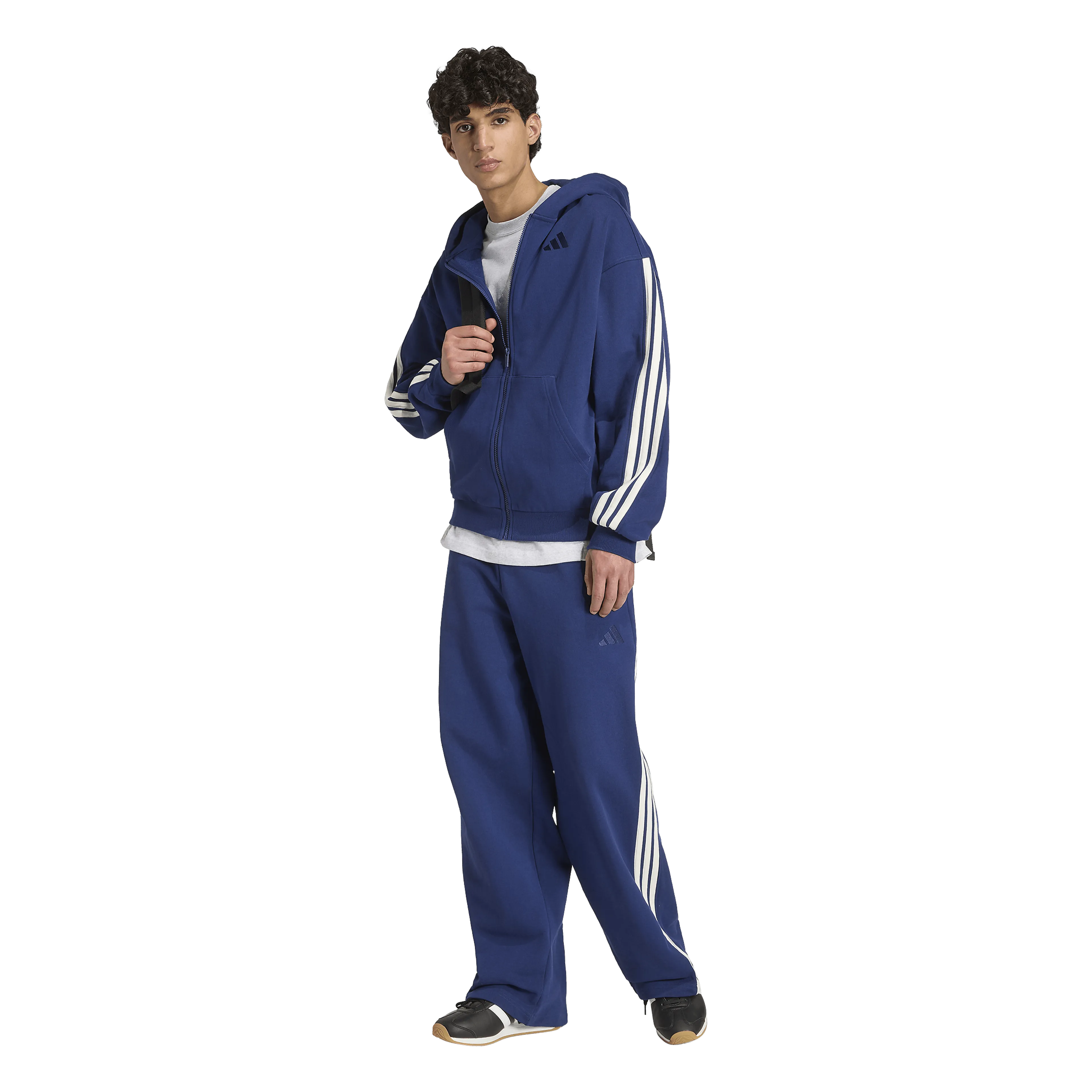 ADIDAS KIT 3-STRIPES FULL-ZIP HOODIE