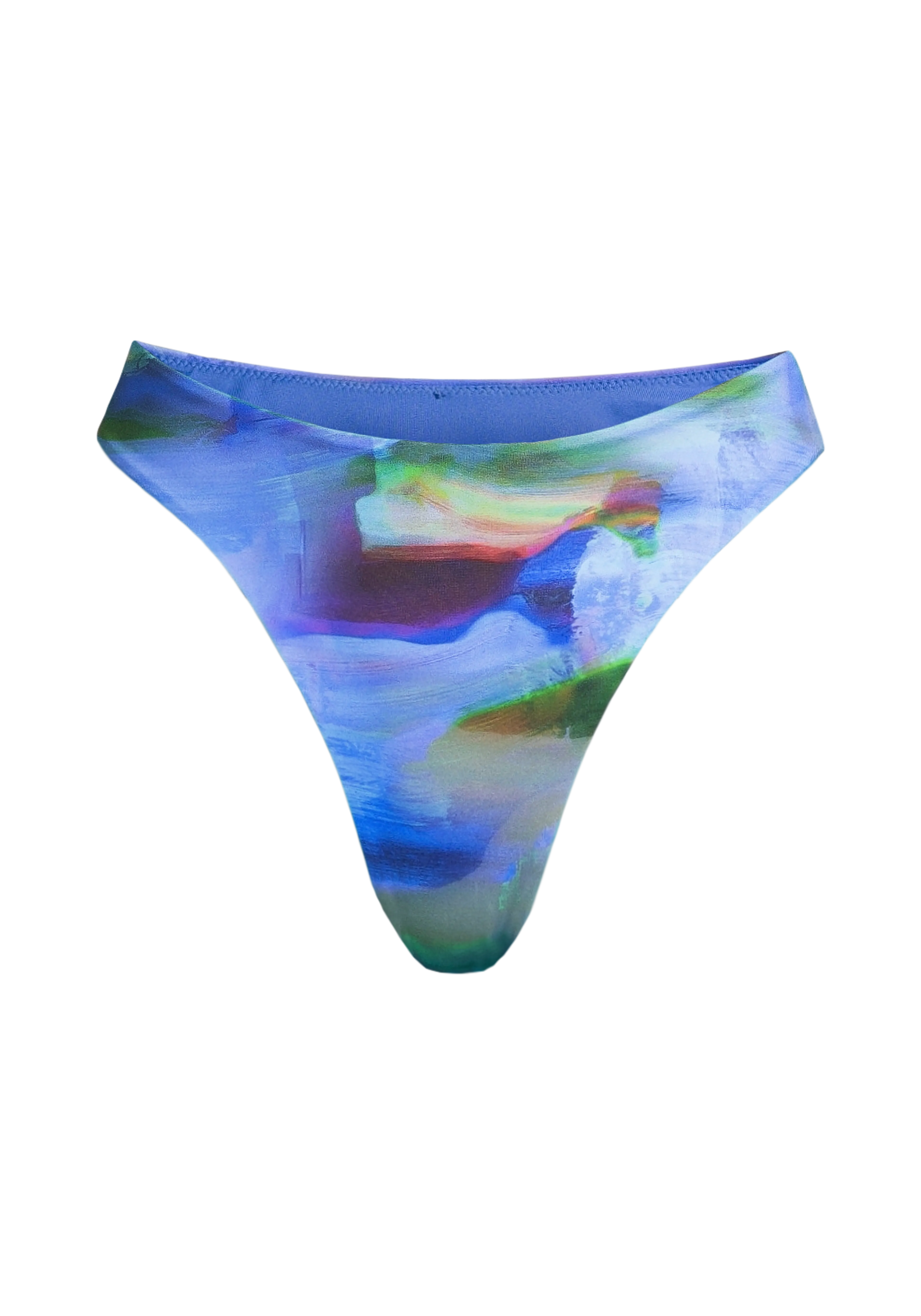 High Waist Brazilian Printed bikinitruse dame