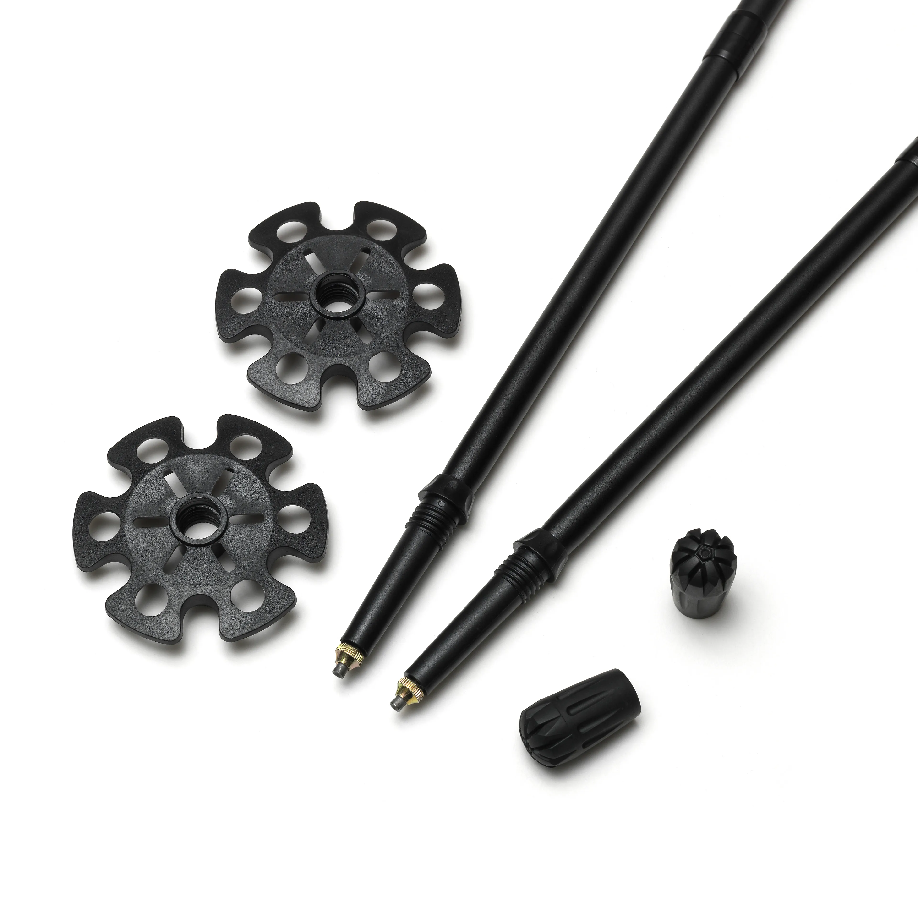 Trekking aluminium Z-fold Black