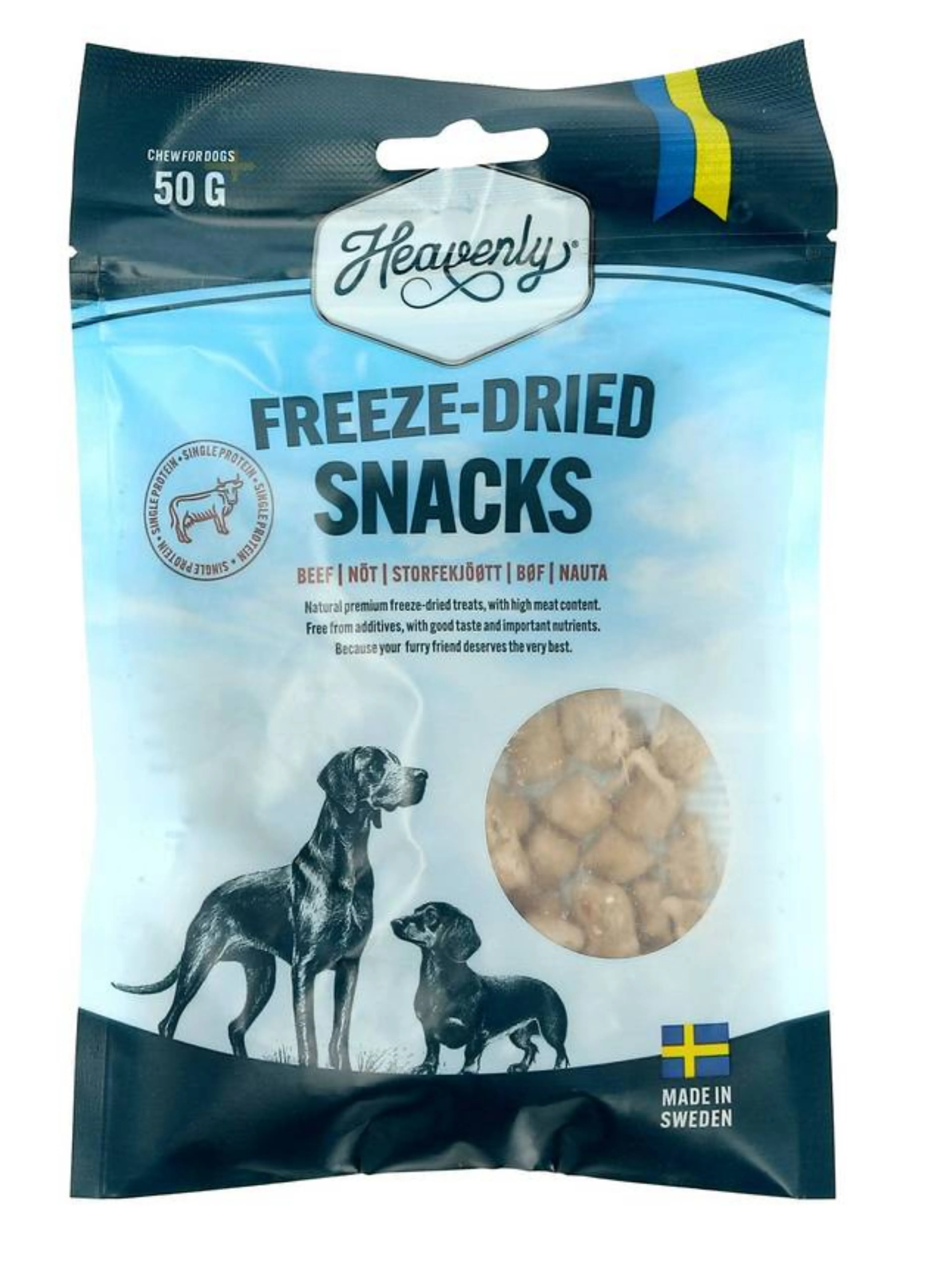 Dogman Frysetørket Snacks av Storfe