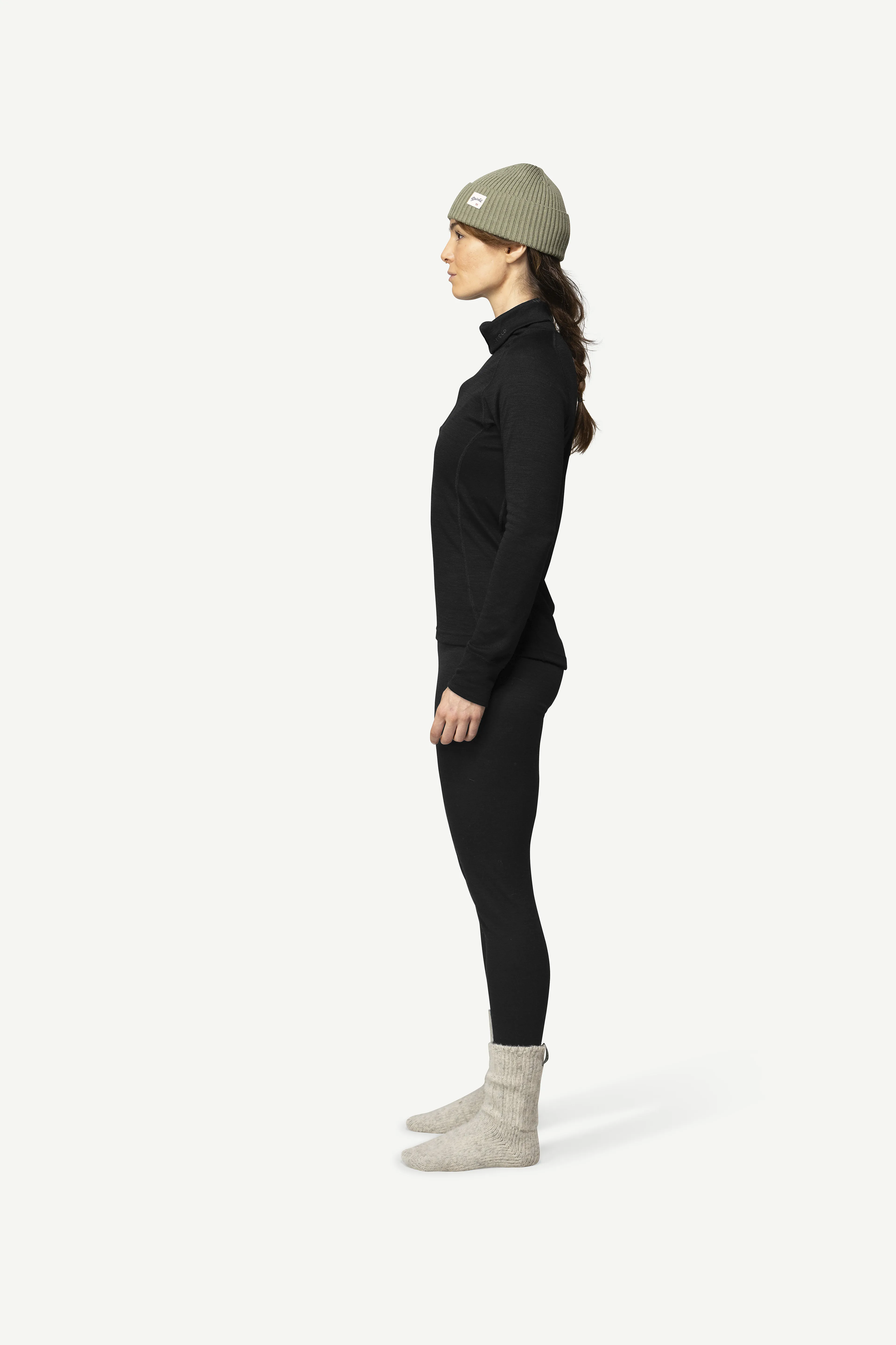 DUO ACTIVE MERINO 205 Z.NECK ULLTRØYE DAME