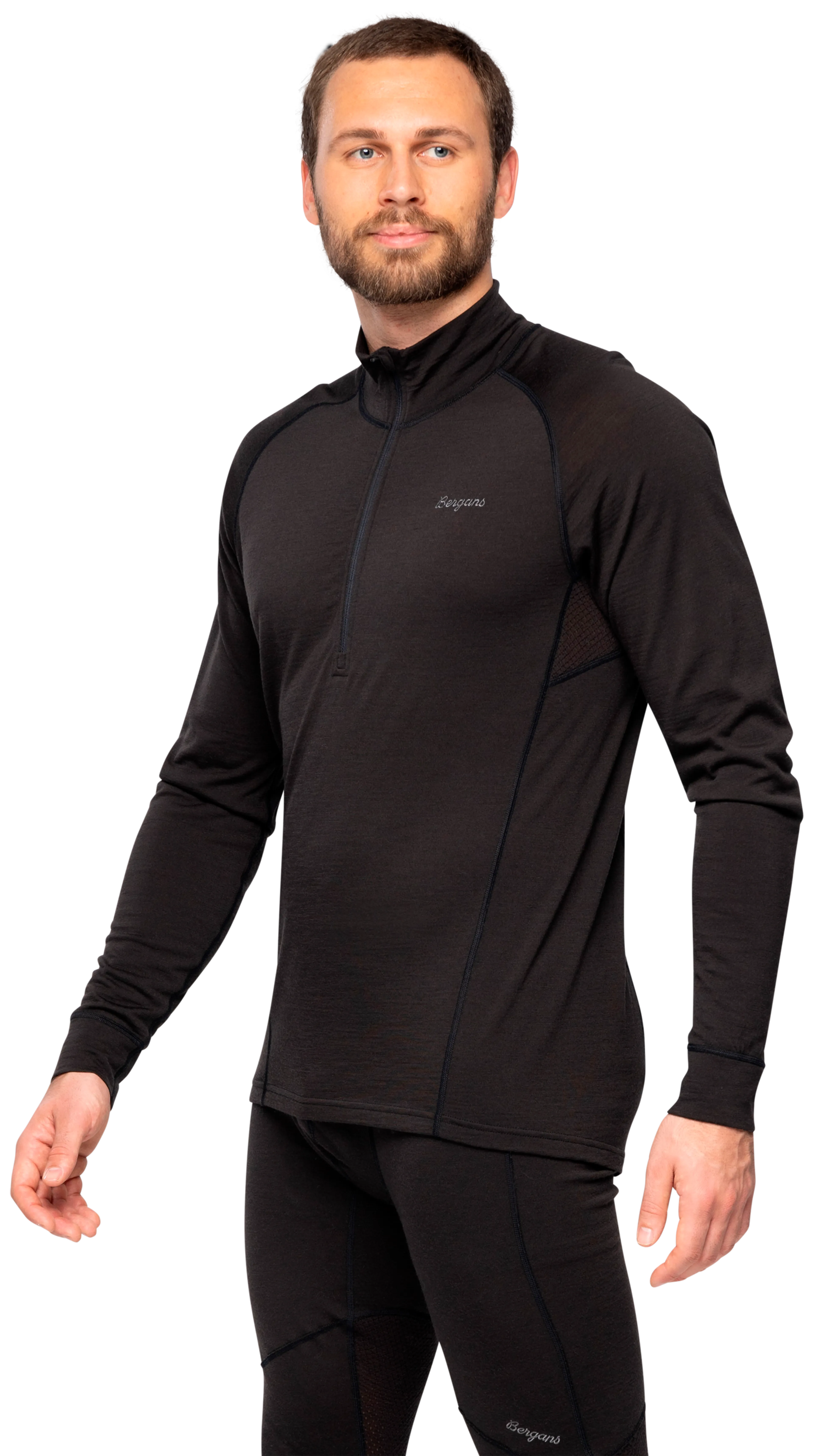 Inner:Pure Merino Half Zip Men