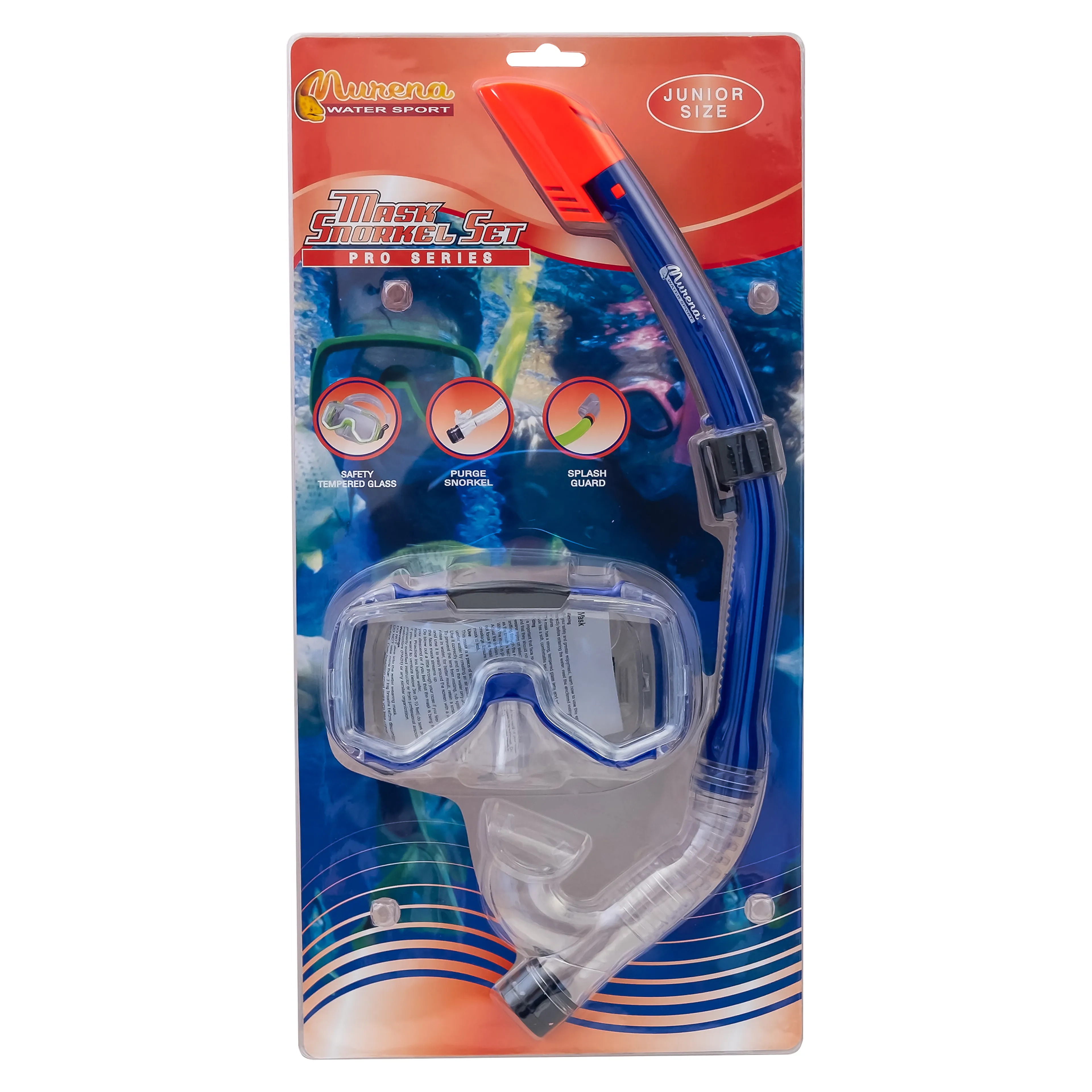 Maske Snorkel Sett Pro Junior