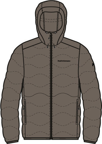 W Helium Down Hood Jacket