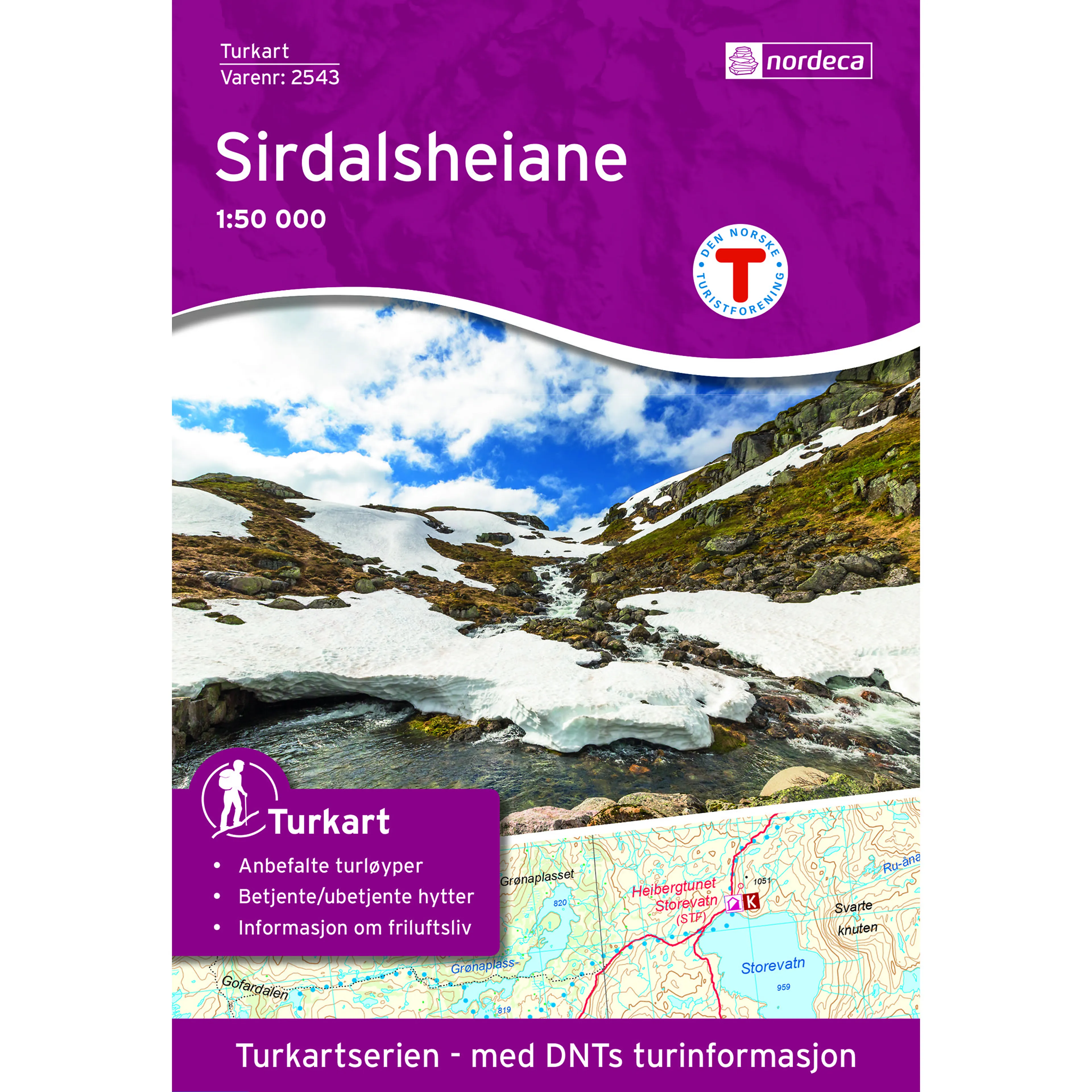 SIRDALSHEIANE 1:50 000