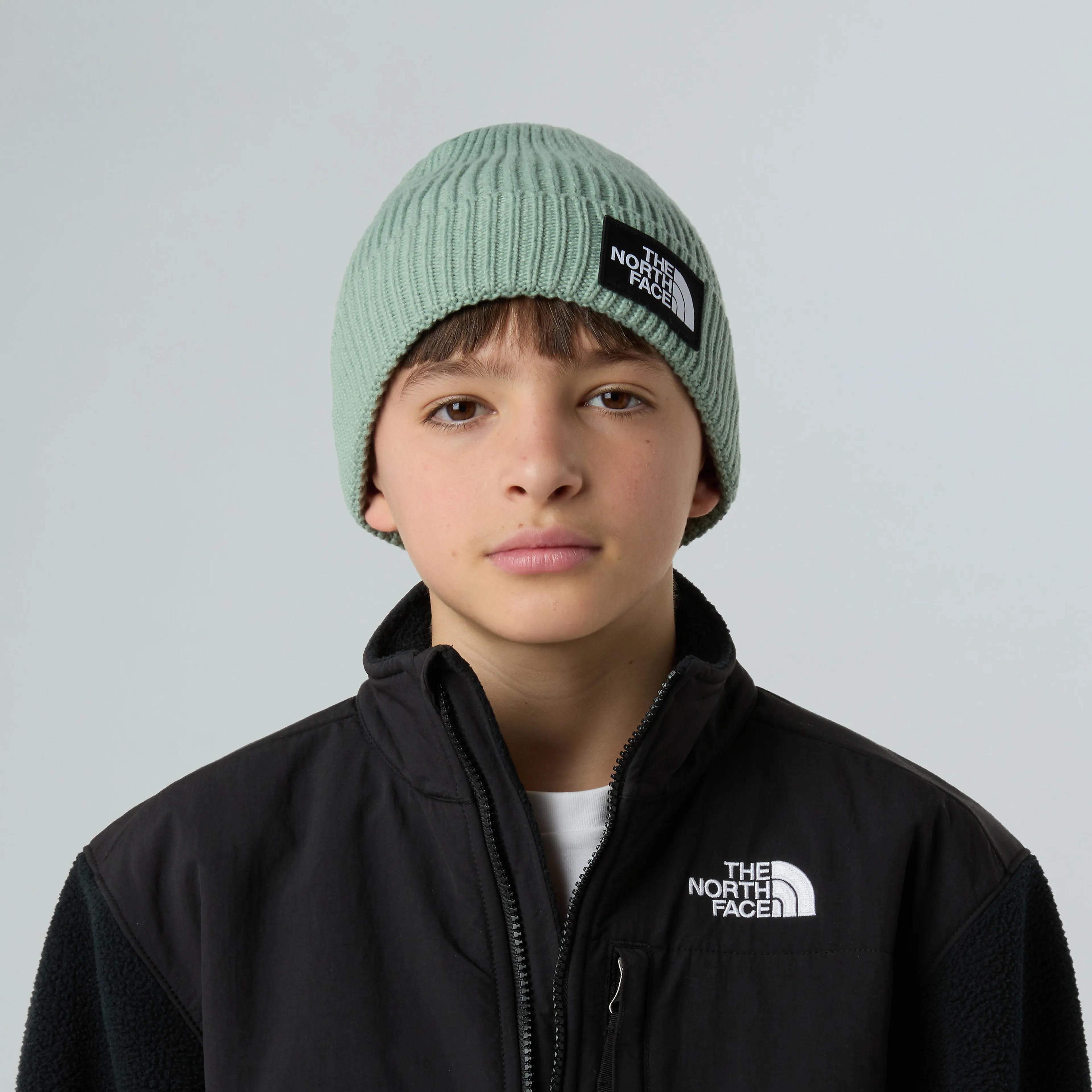 KIDS TNF LOGO BOX CUFFED BEANIE