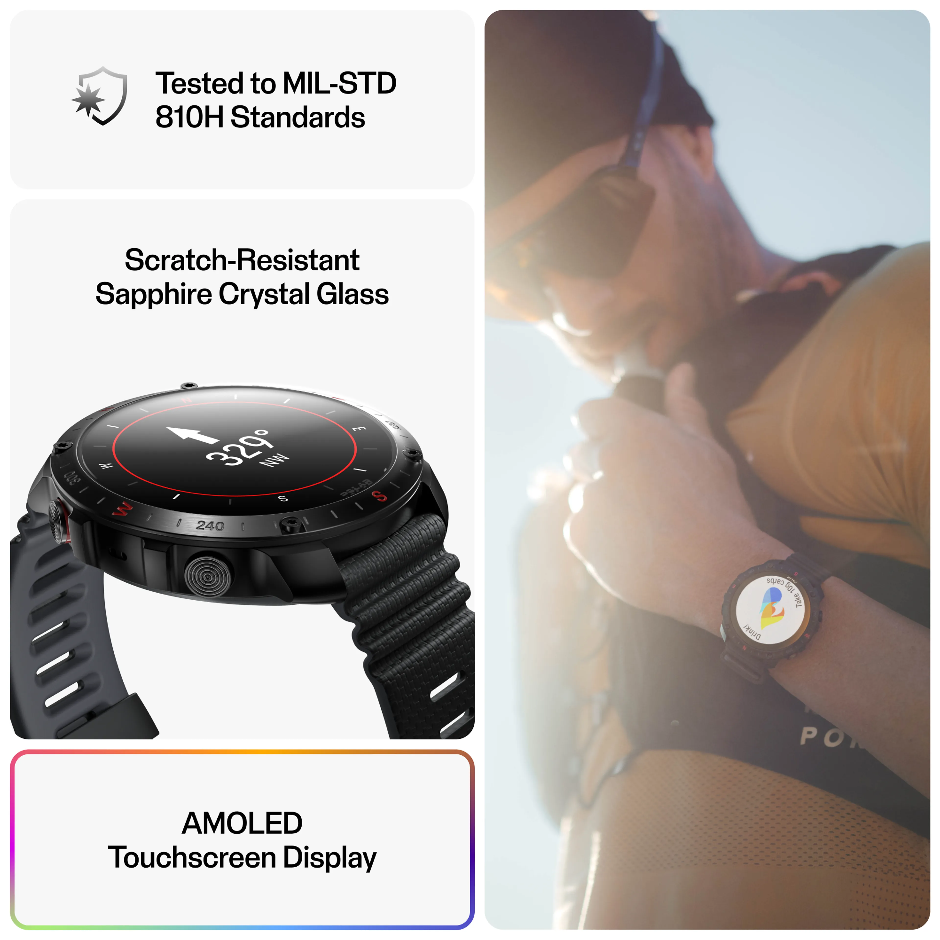 Grit X2 Pro inc H10 - Premium outdoorklokke