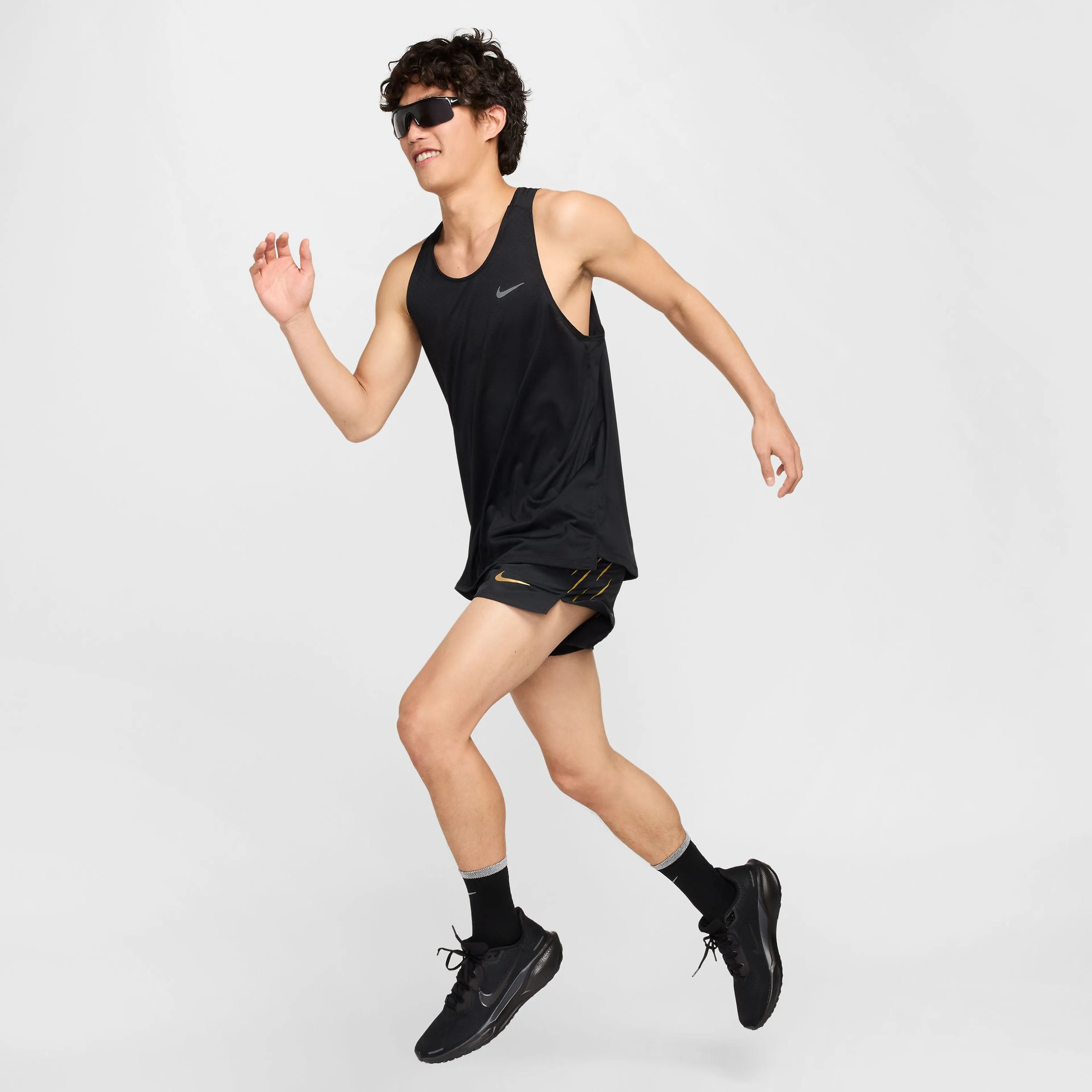 x Jakob DriFit 5" Brief-Lined Running Shorts