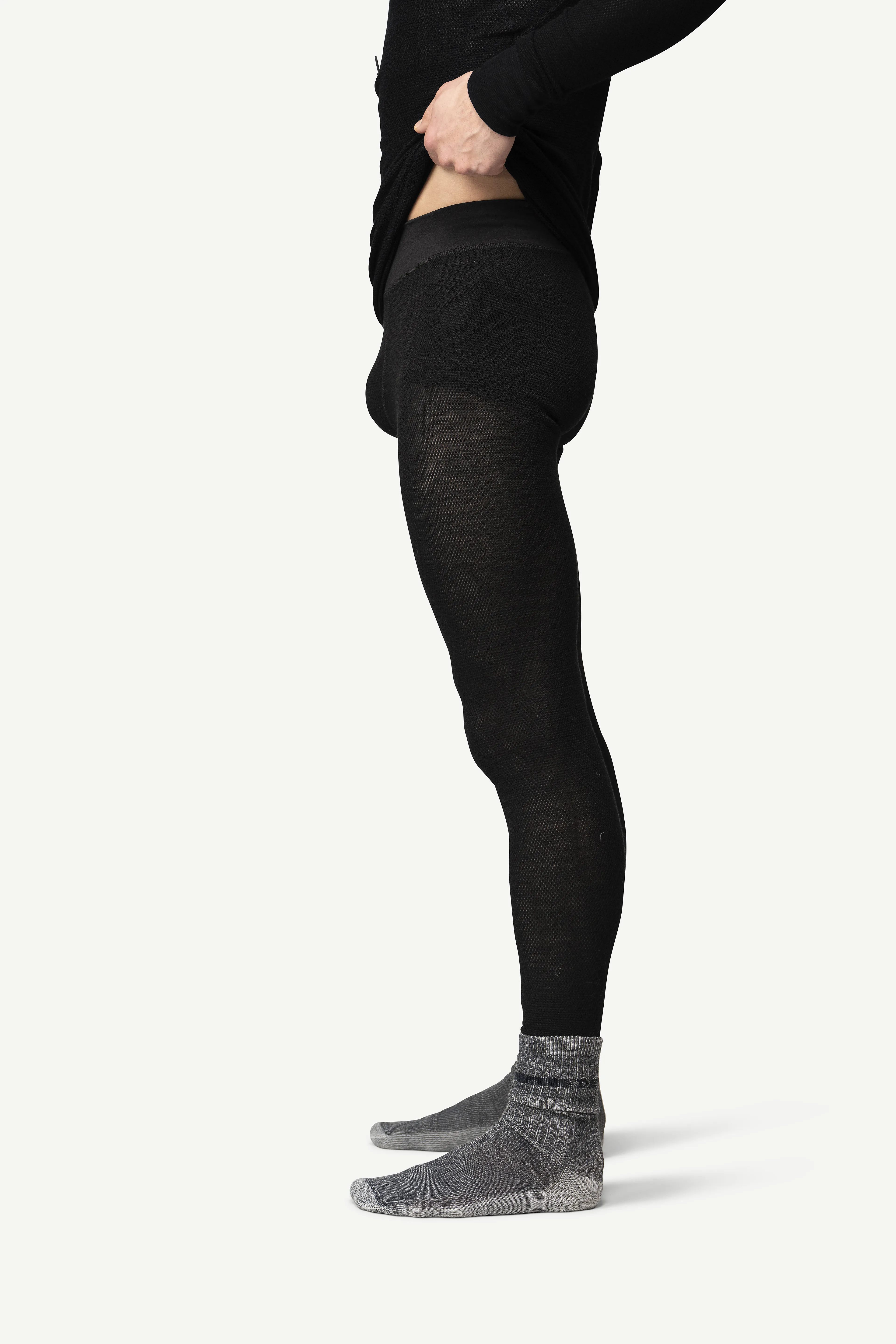 WOOL MESH MAN LONG JOHNS