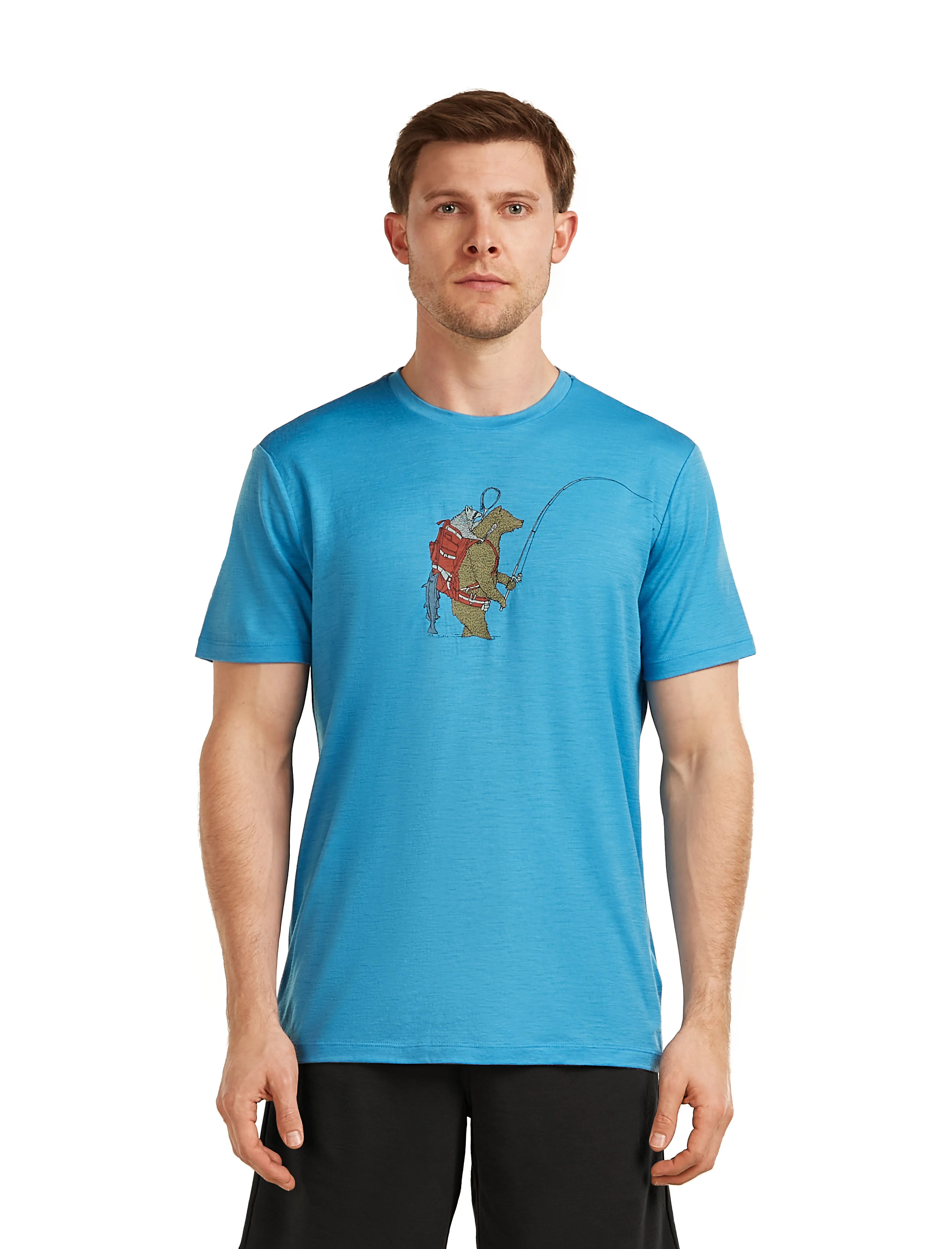 M Mer 150 Tech Lite SS Tee Bear Catch