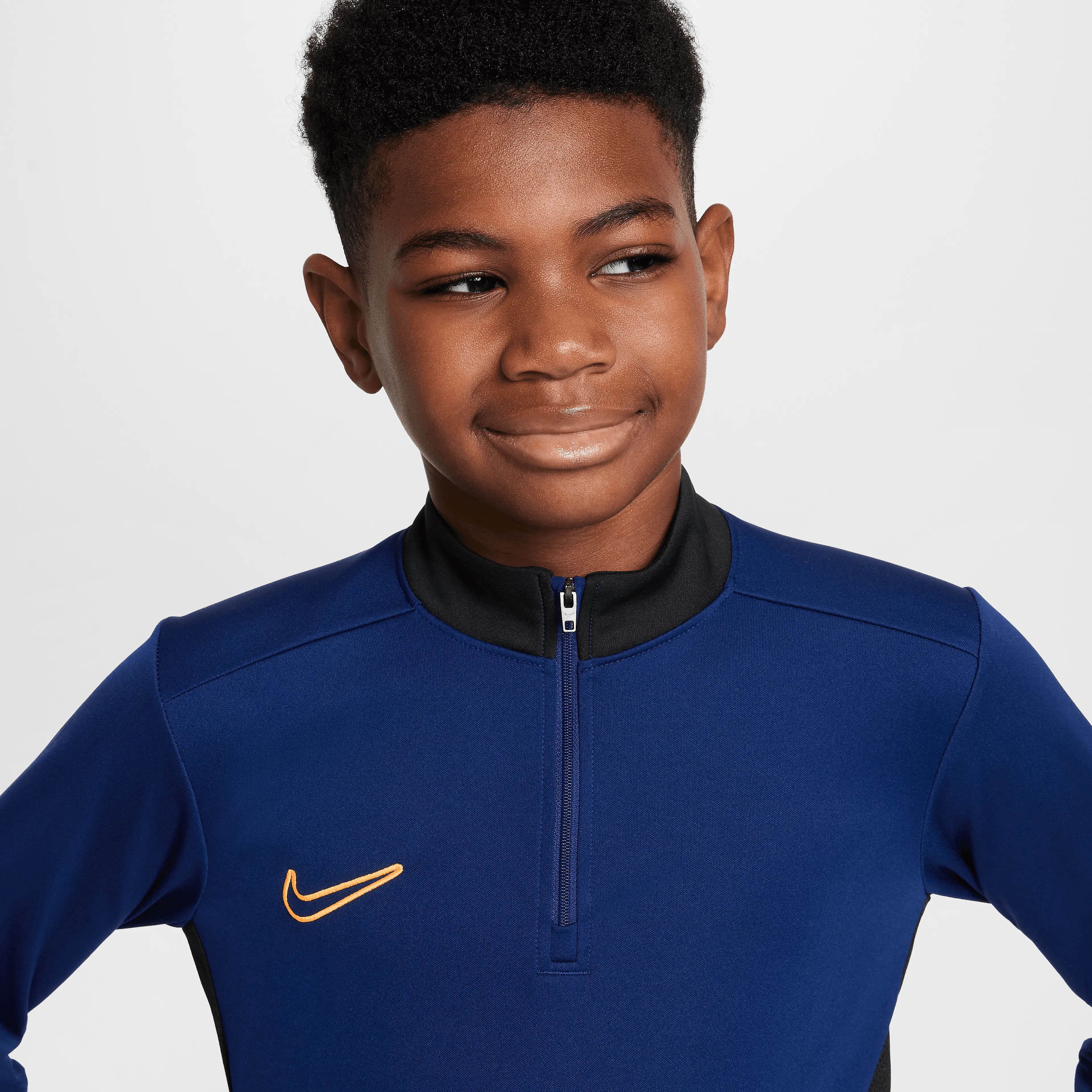Academy Big Kids' Dri-FIT Long-Sleeve 1/4-Zip Soccer Drill Top