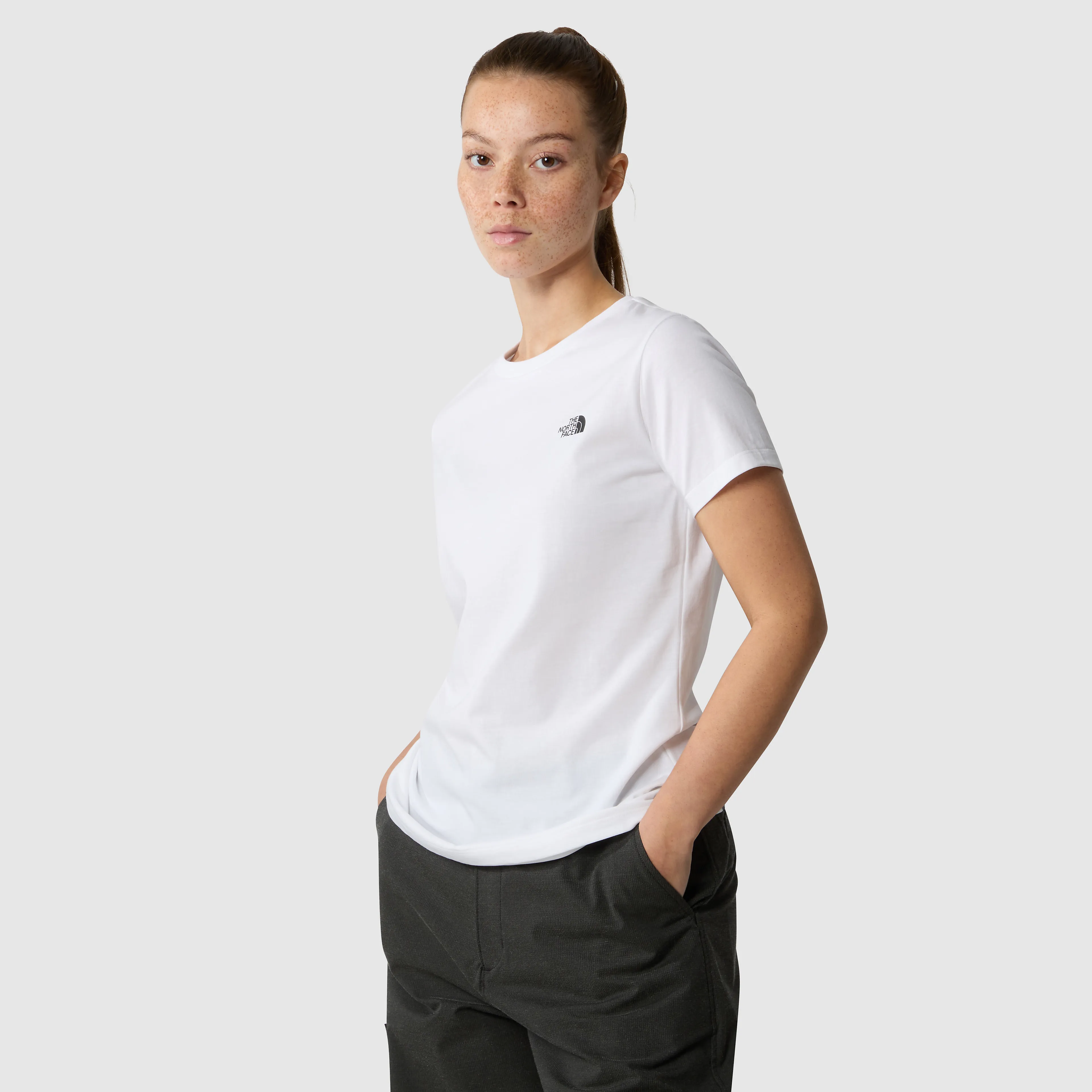 W S/S SIMPLE DOME TEE