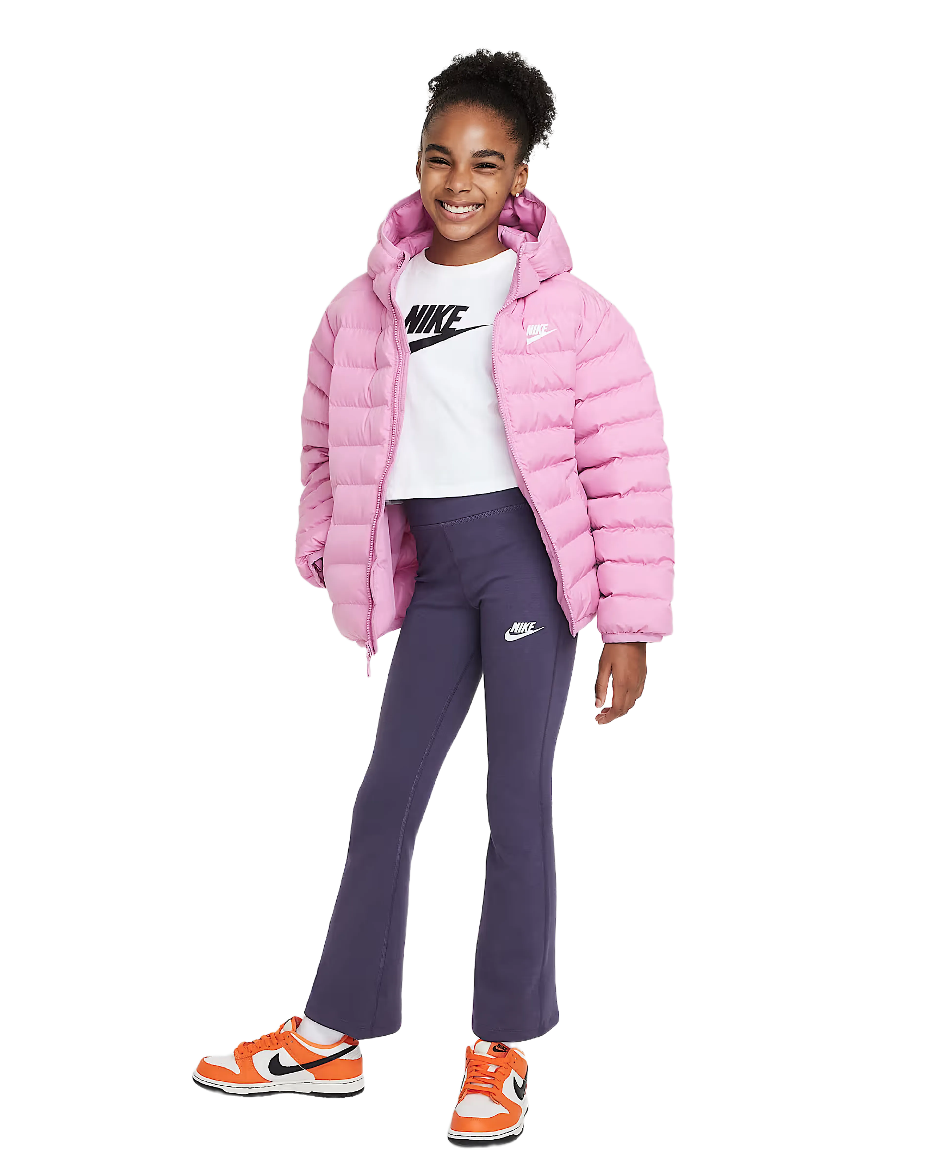 Sportswear Classic Girls' High-Waisted Flared Leggings