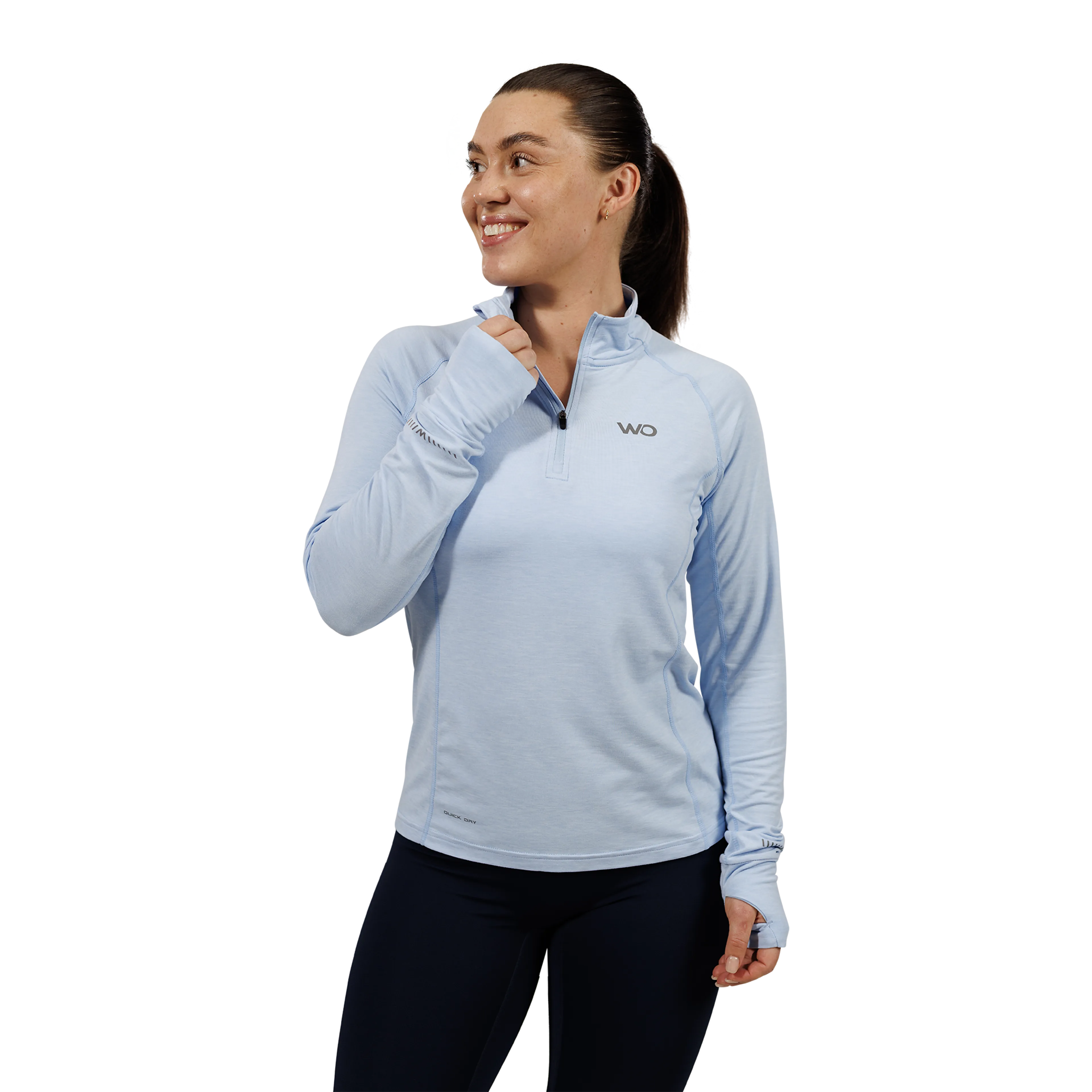 Wolling Melange Performance Midlayer Dame