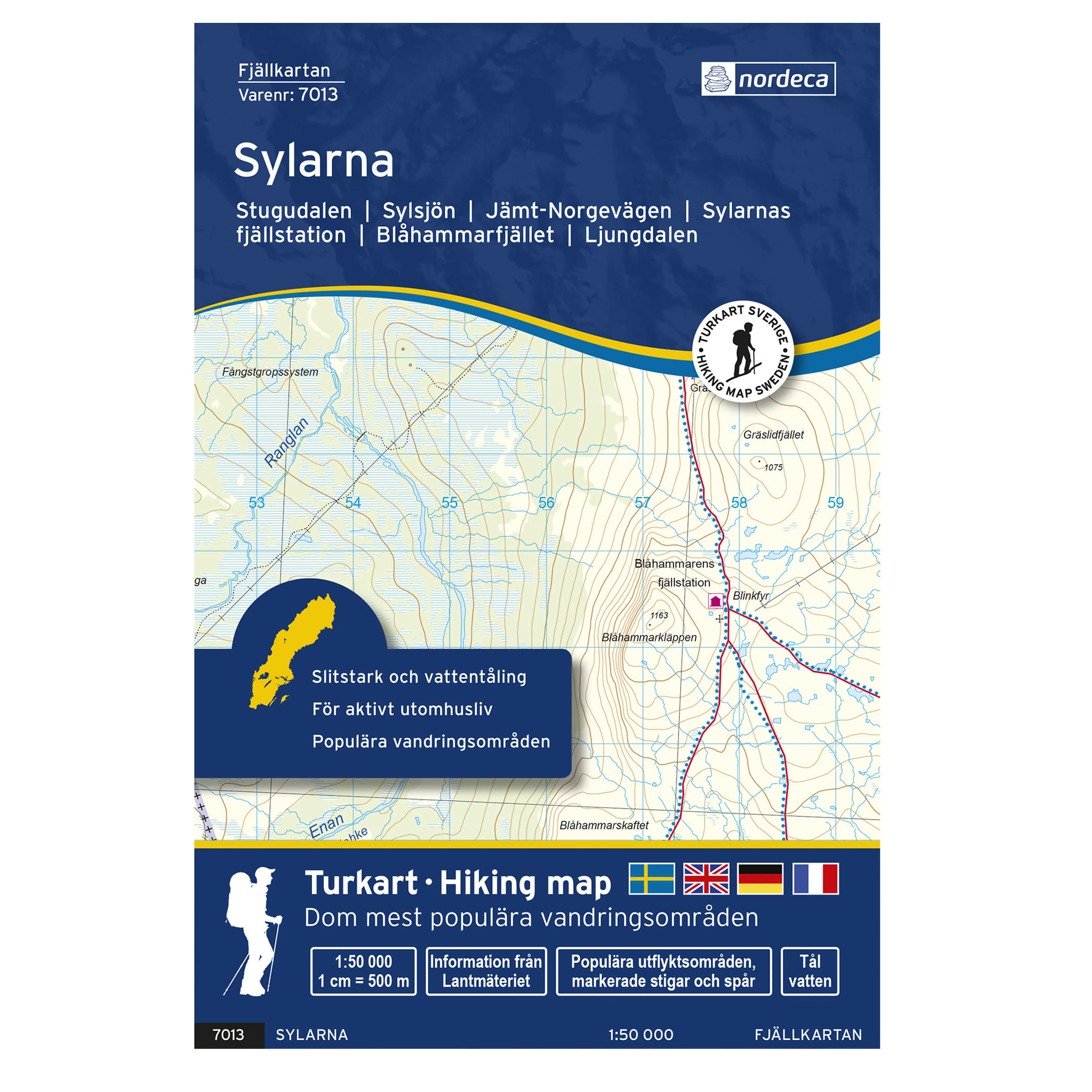 Sylarna 1:50 000