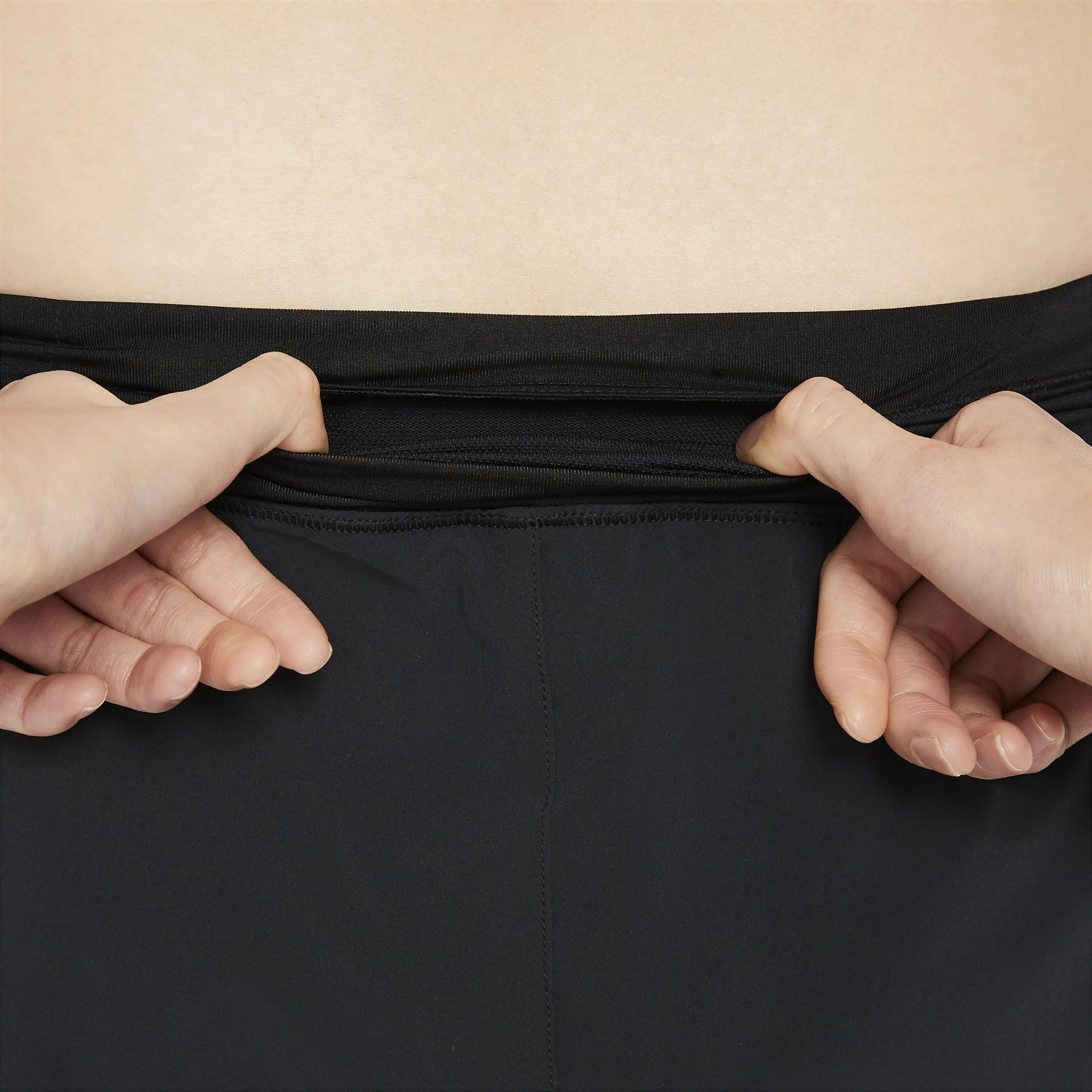 Eclipse 2-i-1 løpeshorts dame