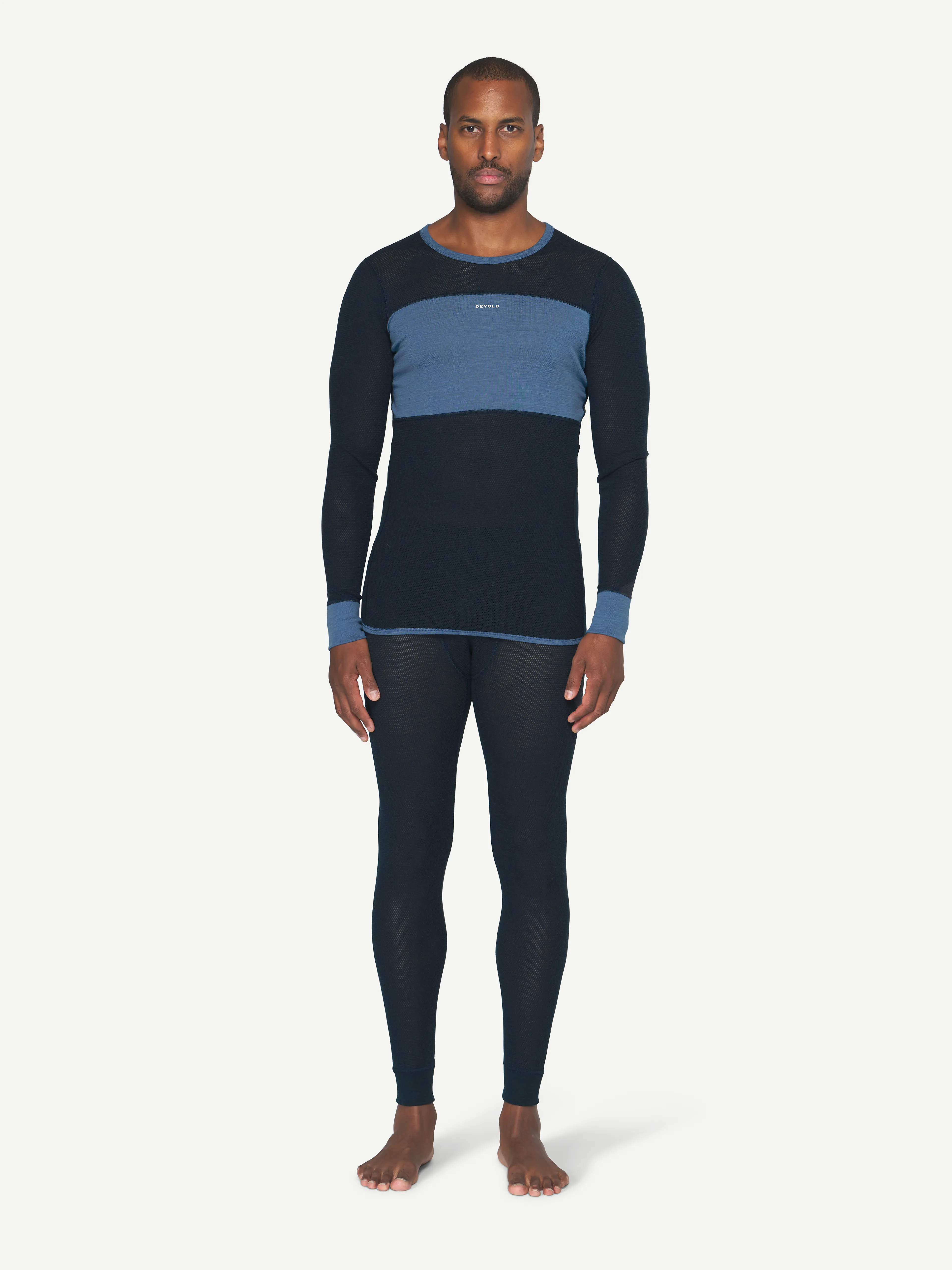 WOOL MESH MAN LONG JOHNS
