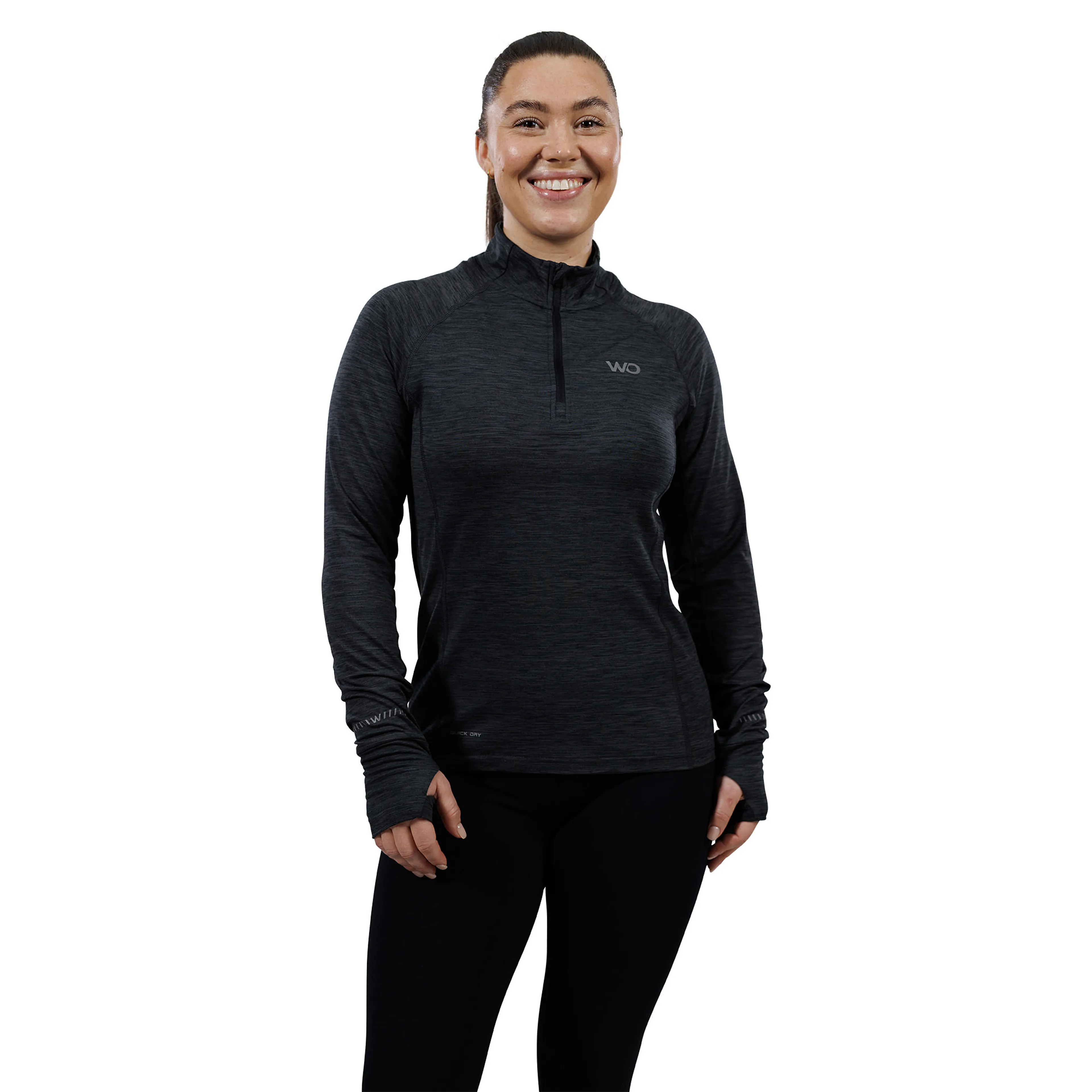 Wolling Melange Performance Midlayer Dame