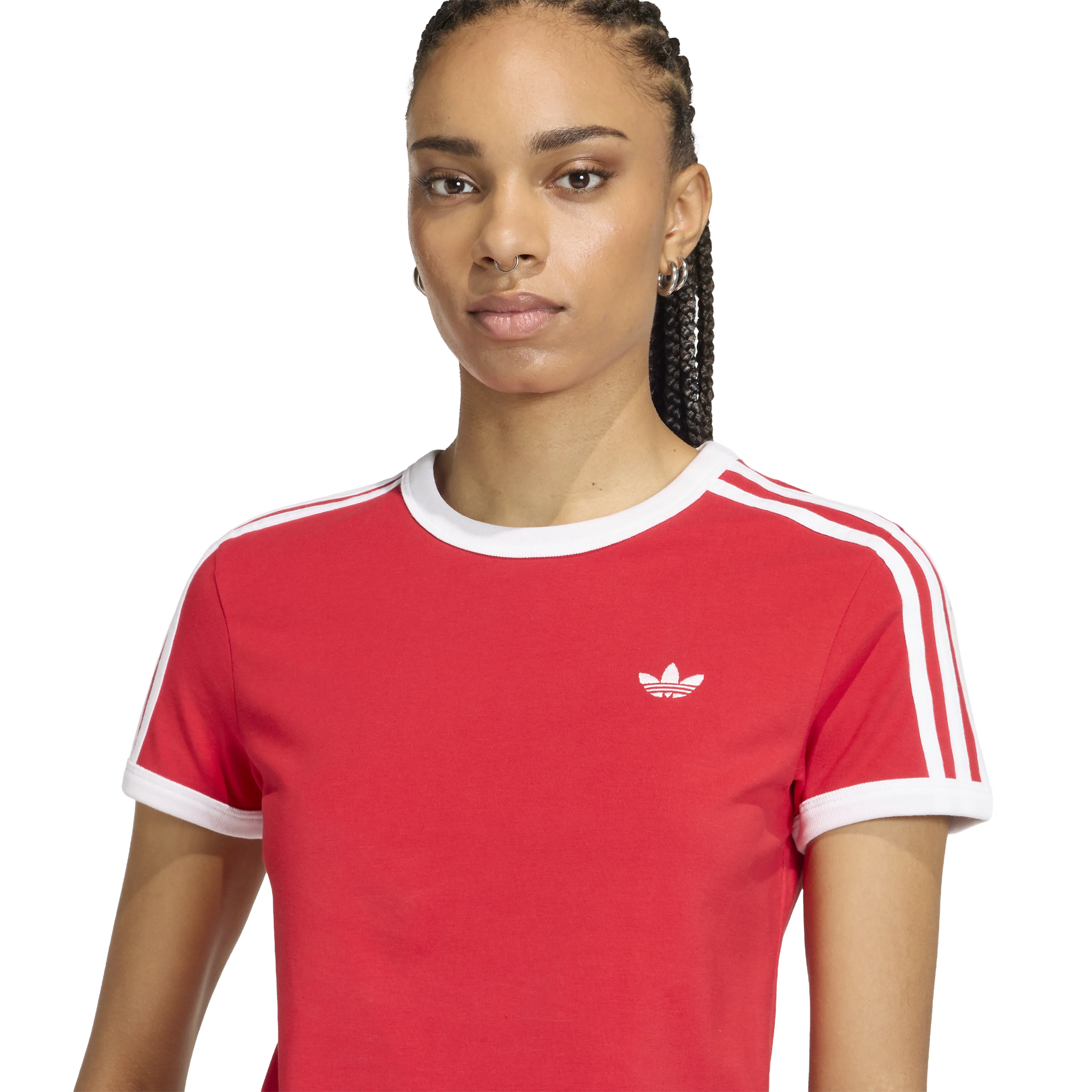 3 STRIPES SLIM T-Shirt Dame 