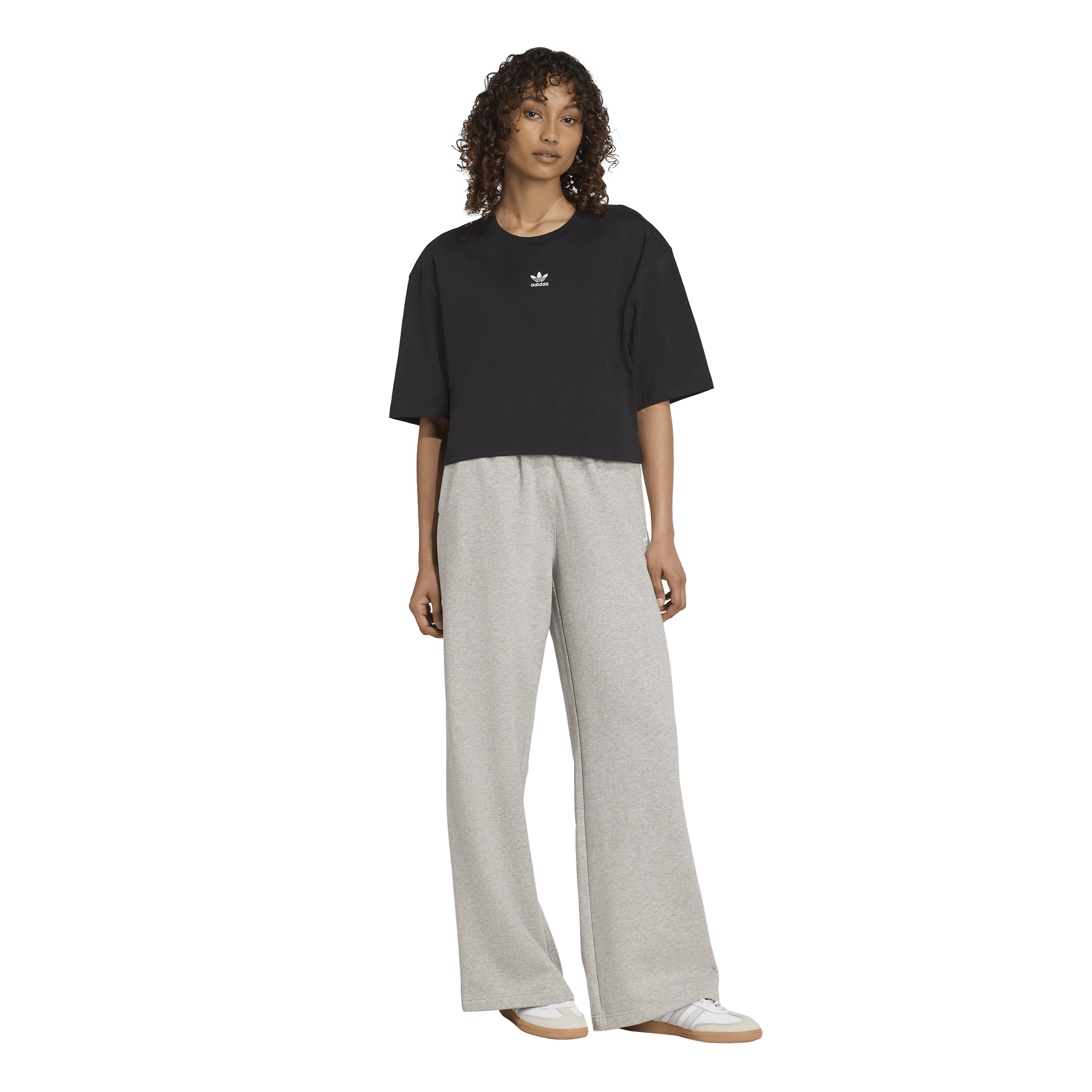 Essentials Wide Leg Pant Fleece Dame