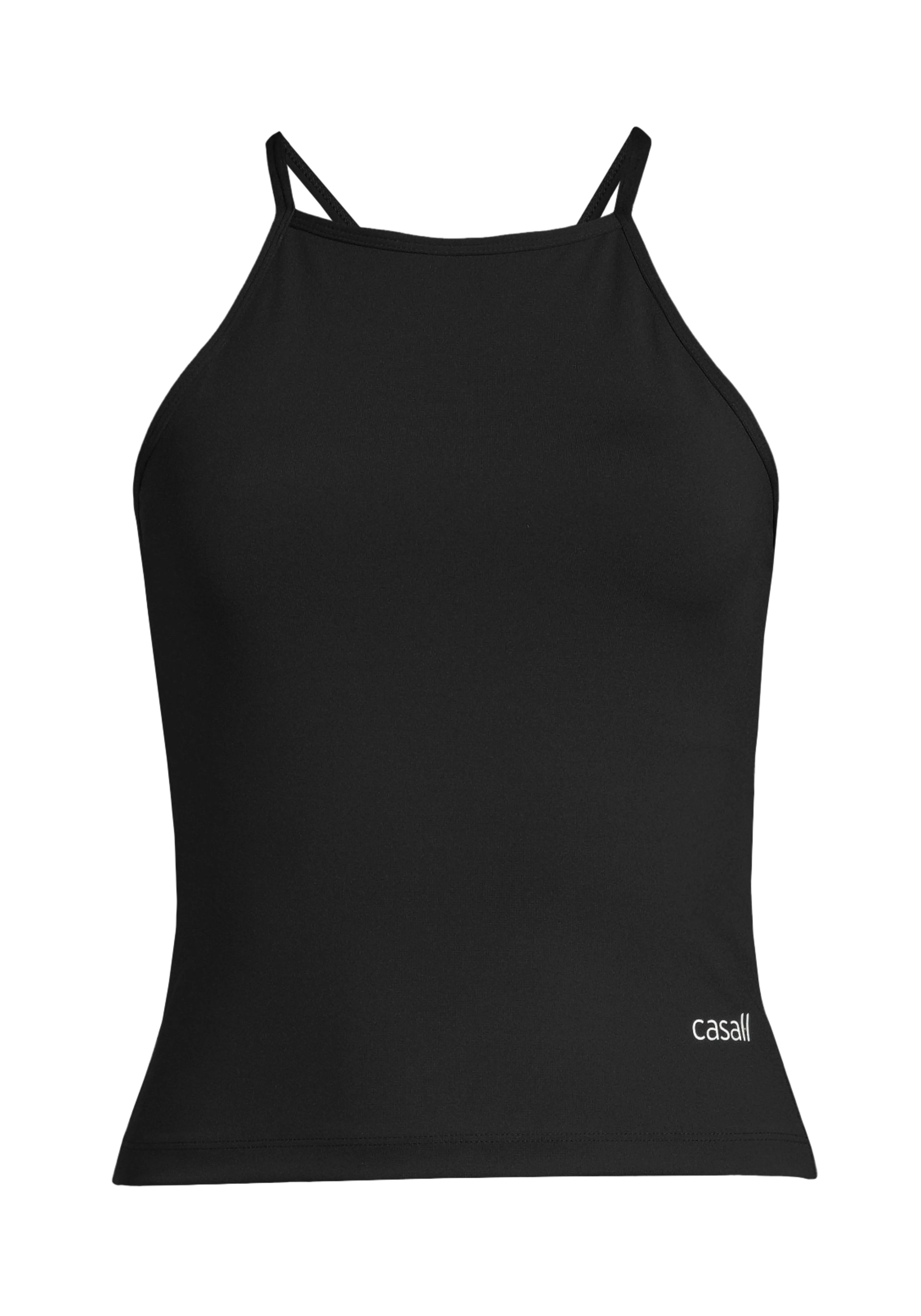 Built-In-Bra Halterneck Tank