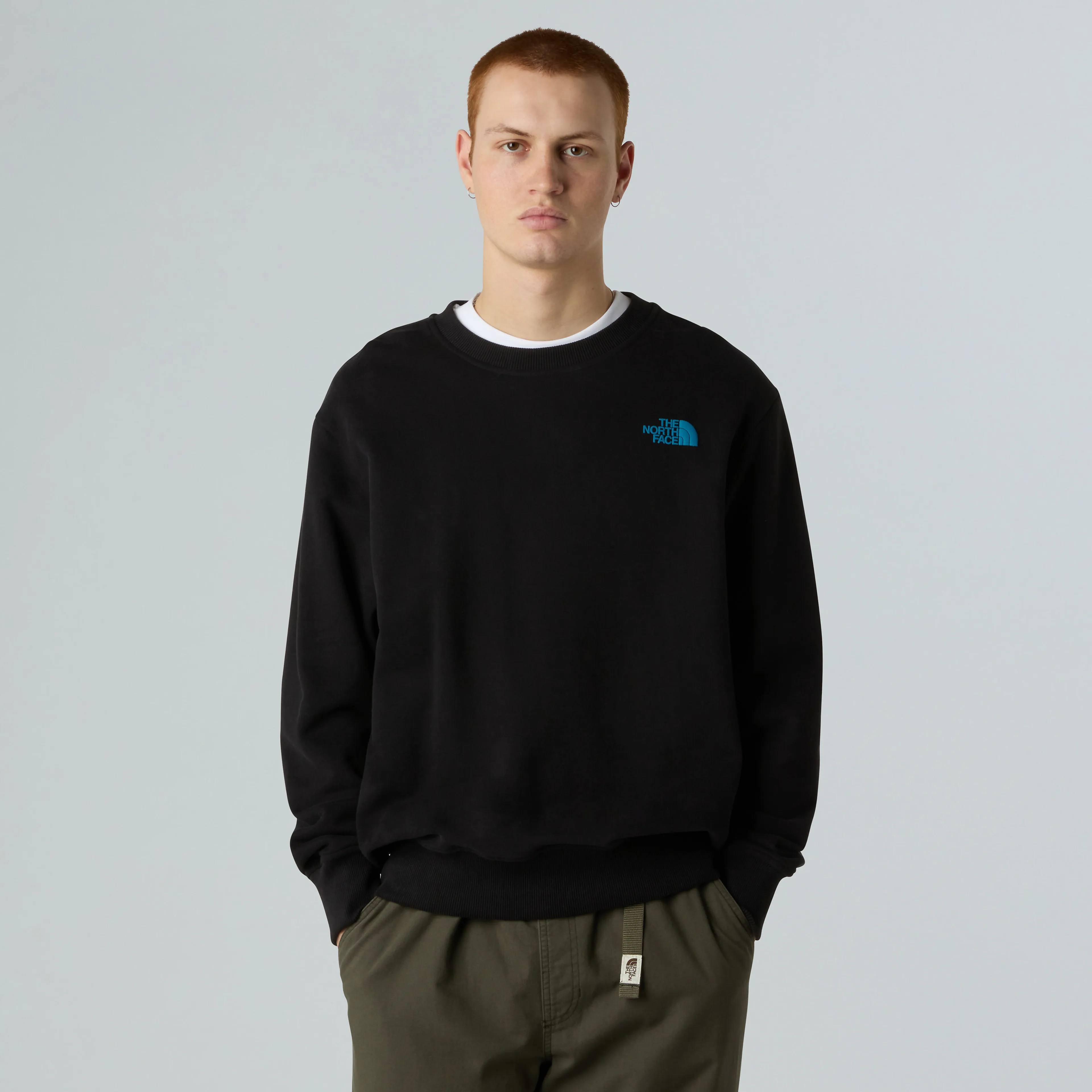U NSE SLOPES RELAXED CREW SWEATSHIRT-GRA