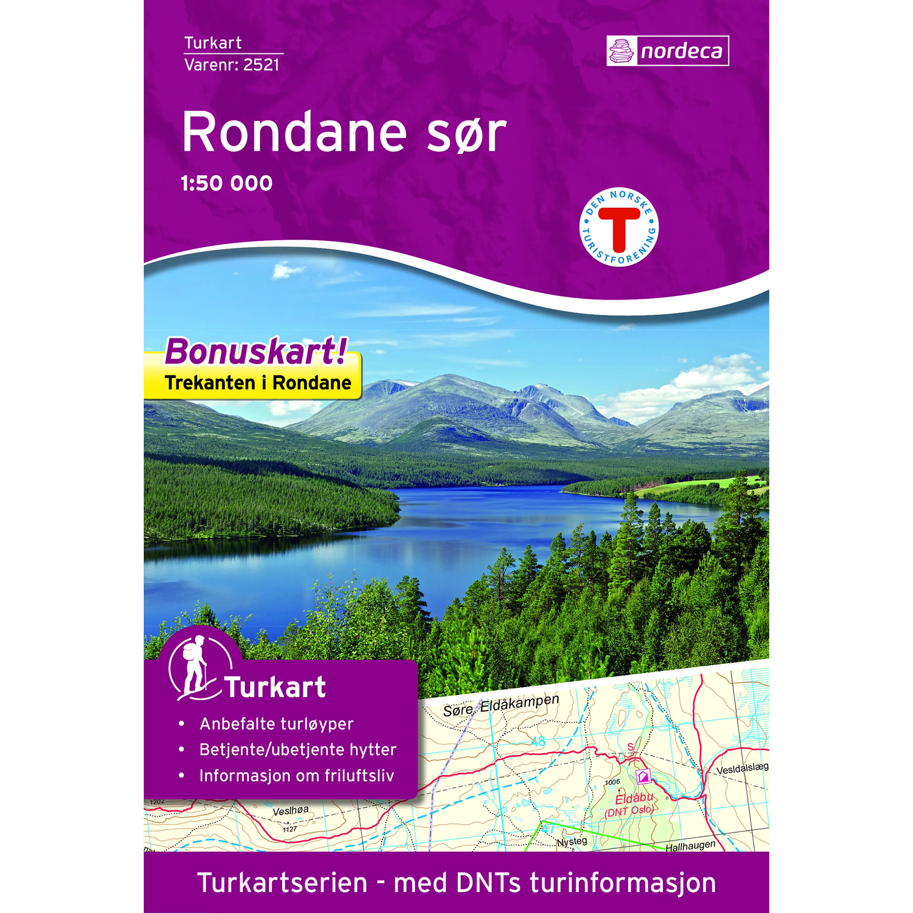 Rondane Sør 1:50 000