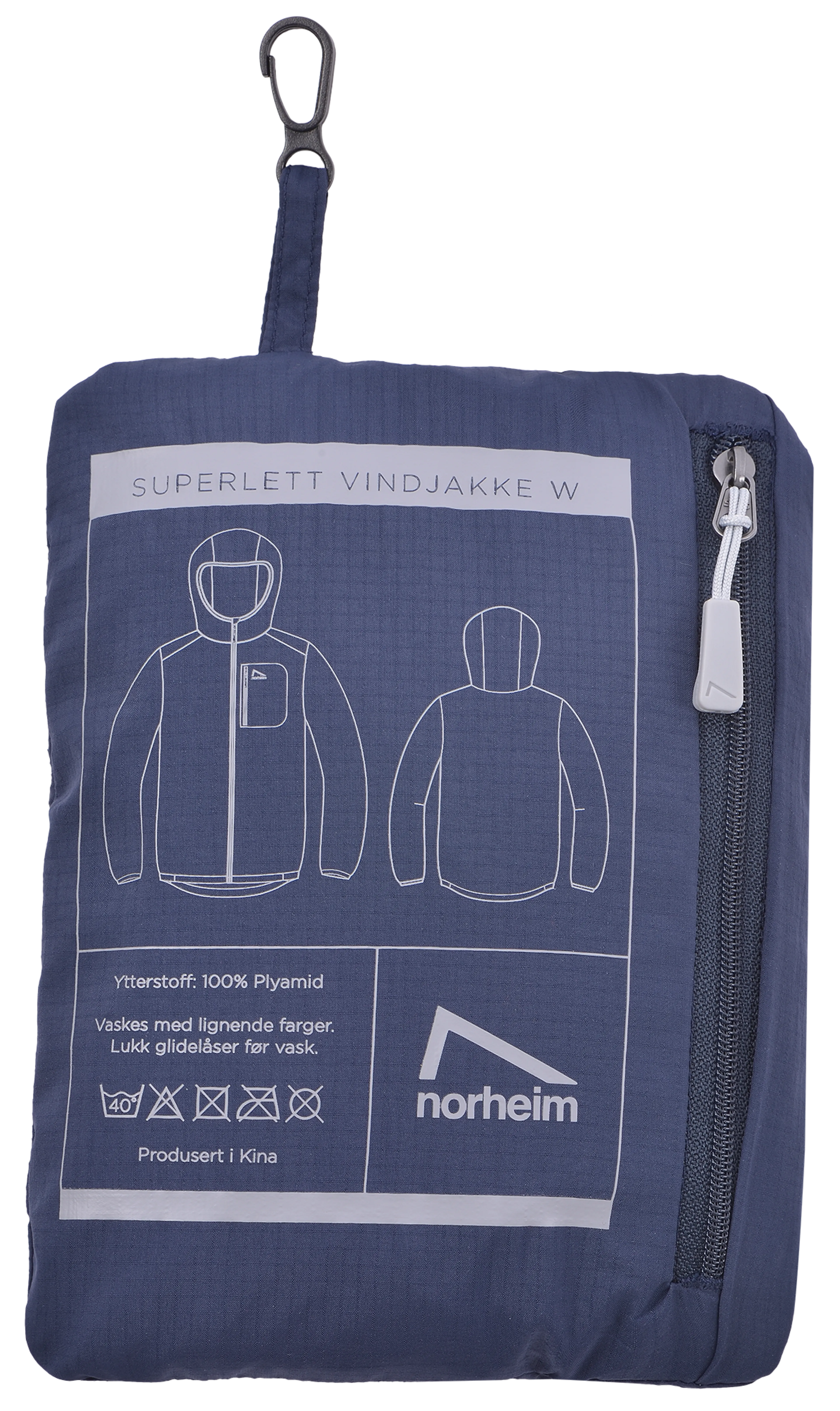 Superlett vindjakke dame