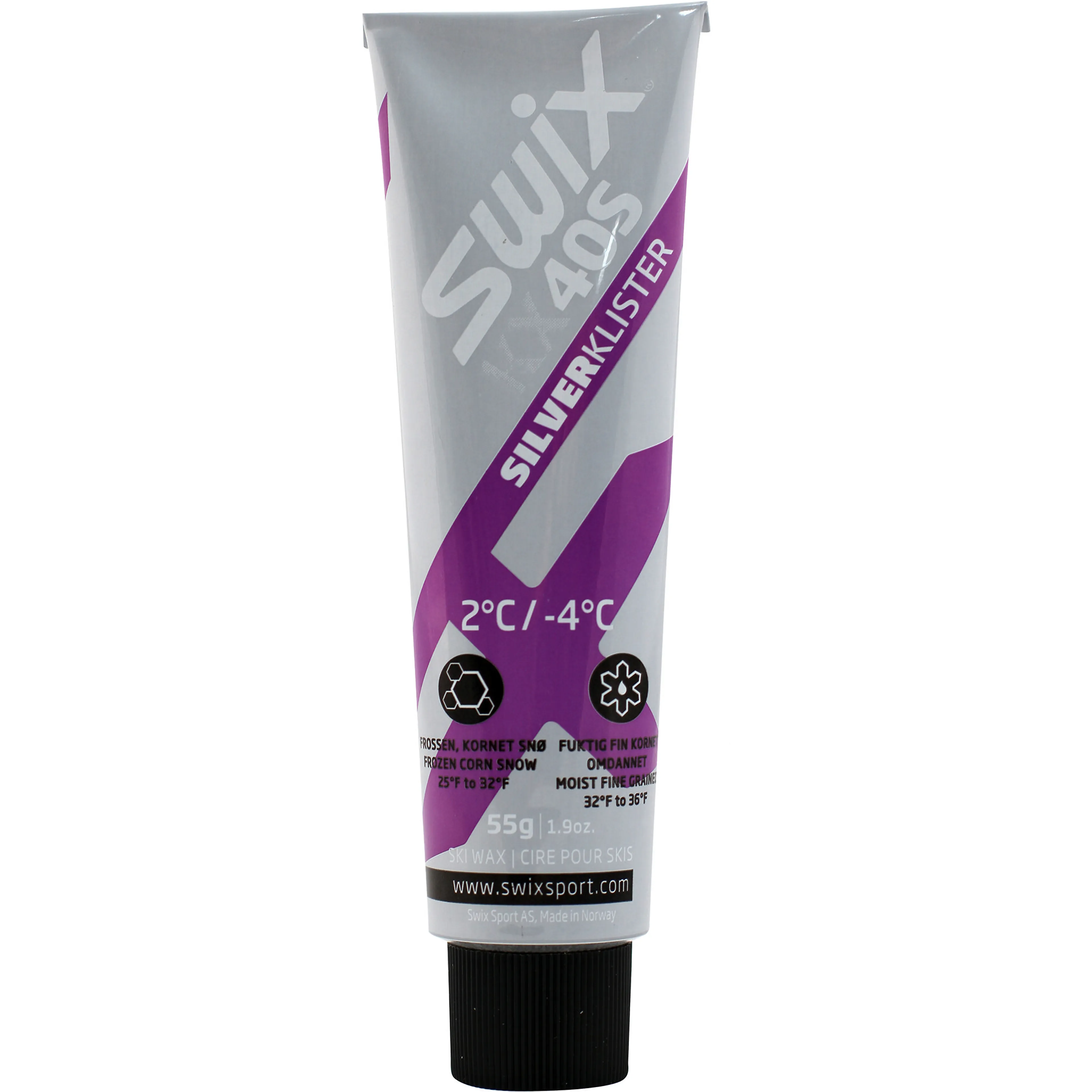 KX40S Silver Klister, -4°C to 2°C KX40S Silver Klister, -4°C to 2°C