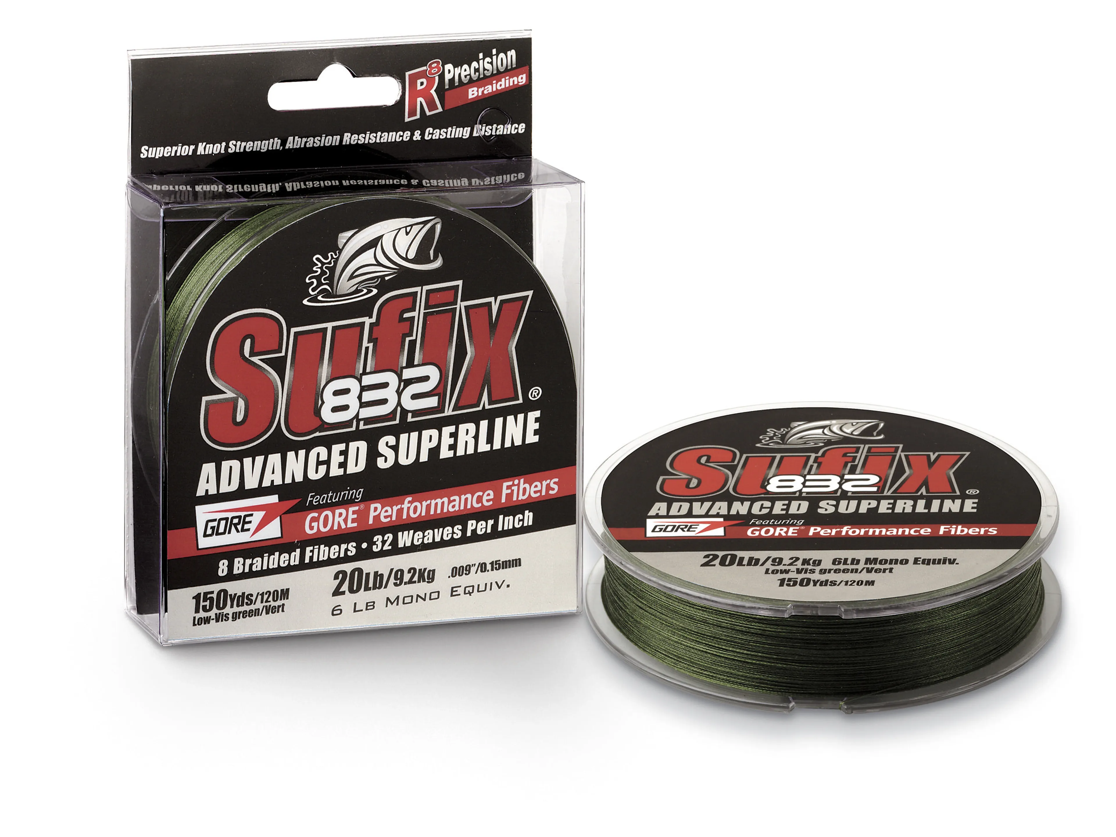 832 GORE BRAID 120M 0,15MM GREEN