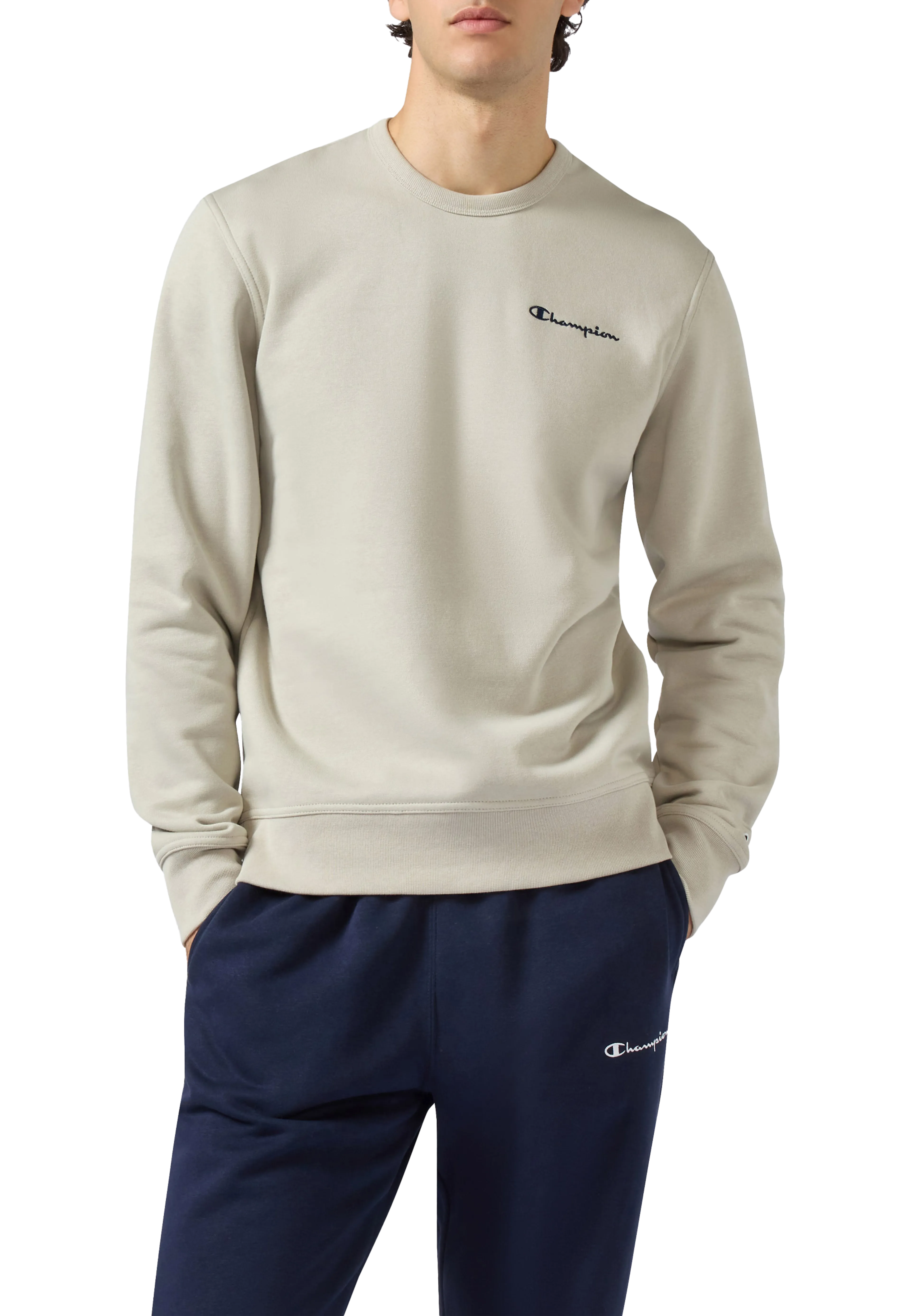 Crewneck Sweatshirt small contrast logo mens Crewneck Sweatshirt small contrast logo mens