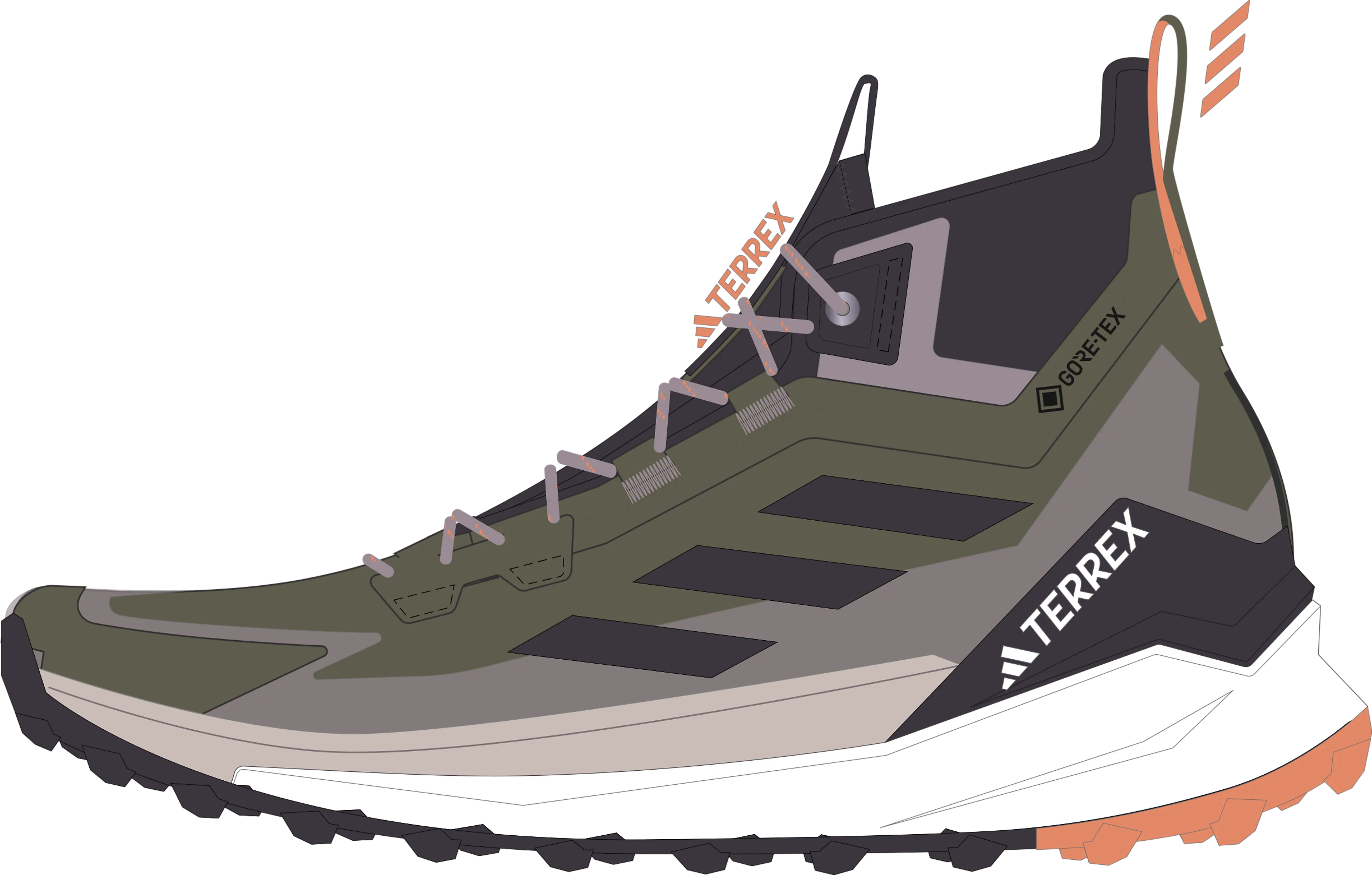 TERREX FREE HIKER 2 GTX W TERREX FREE HIKER 2 GTX W