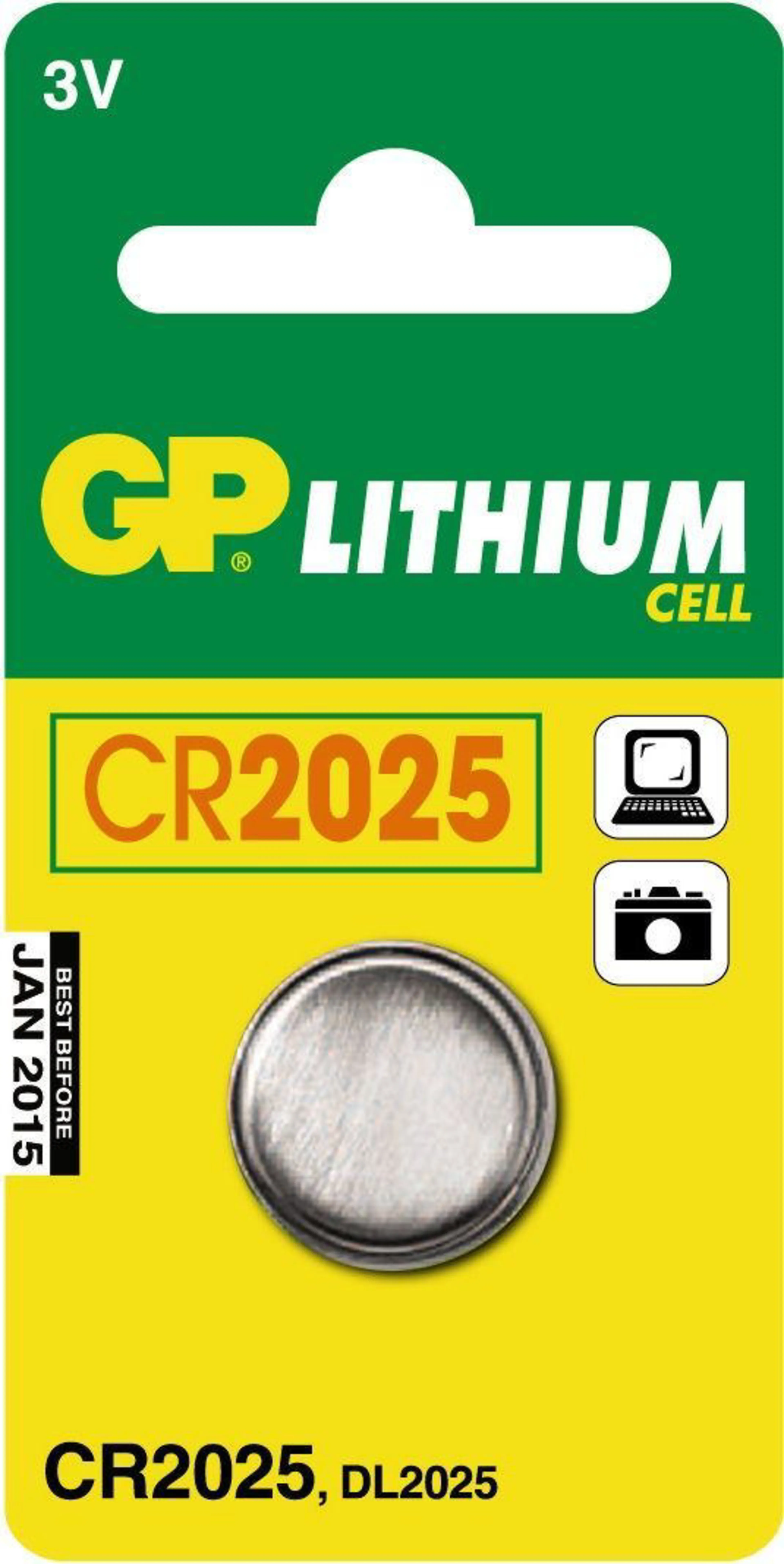 Batteri CR2025 Litium 3V