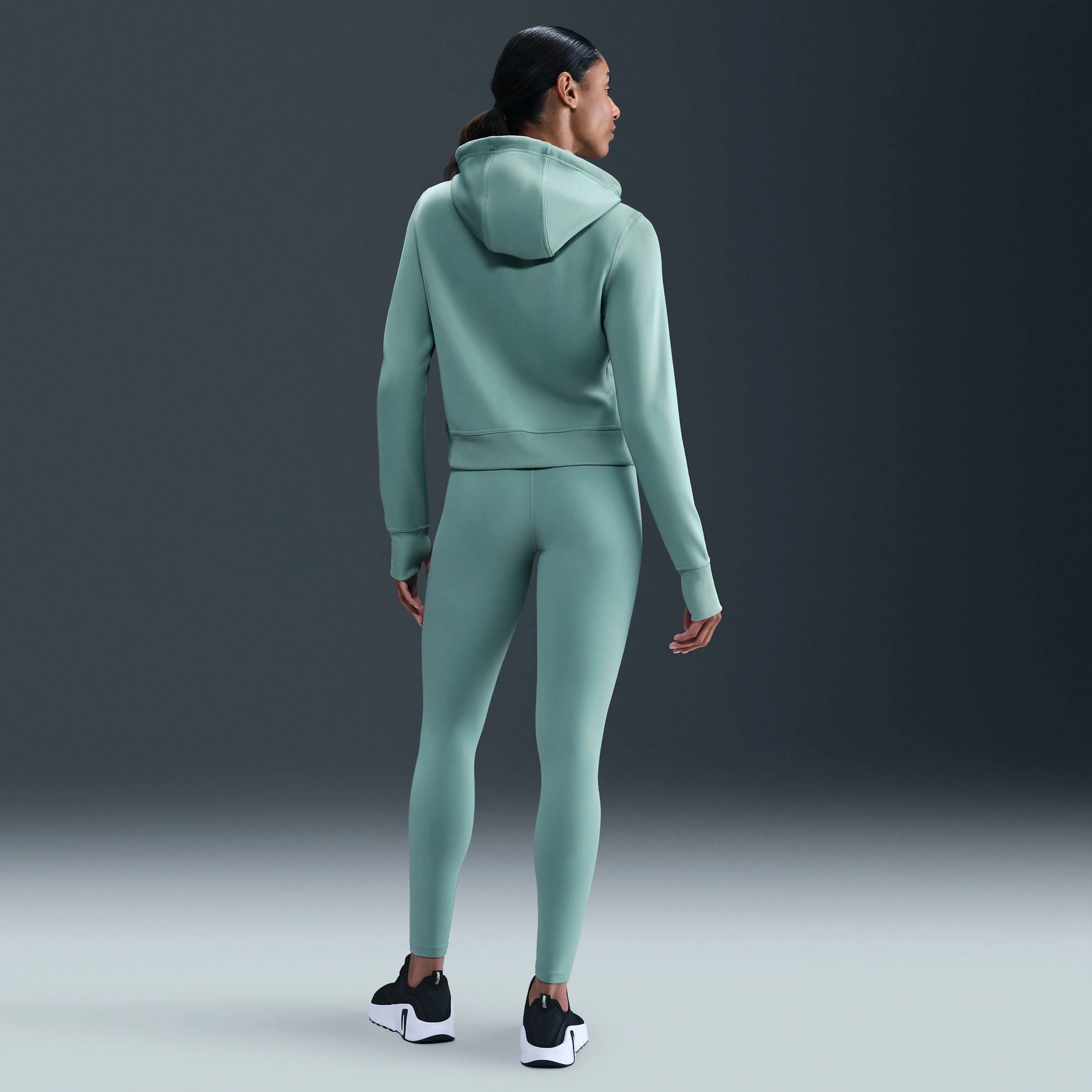 One Women's High-Waisted Full-Length Leggings