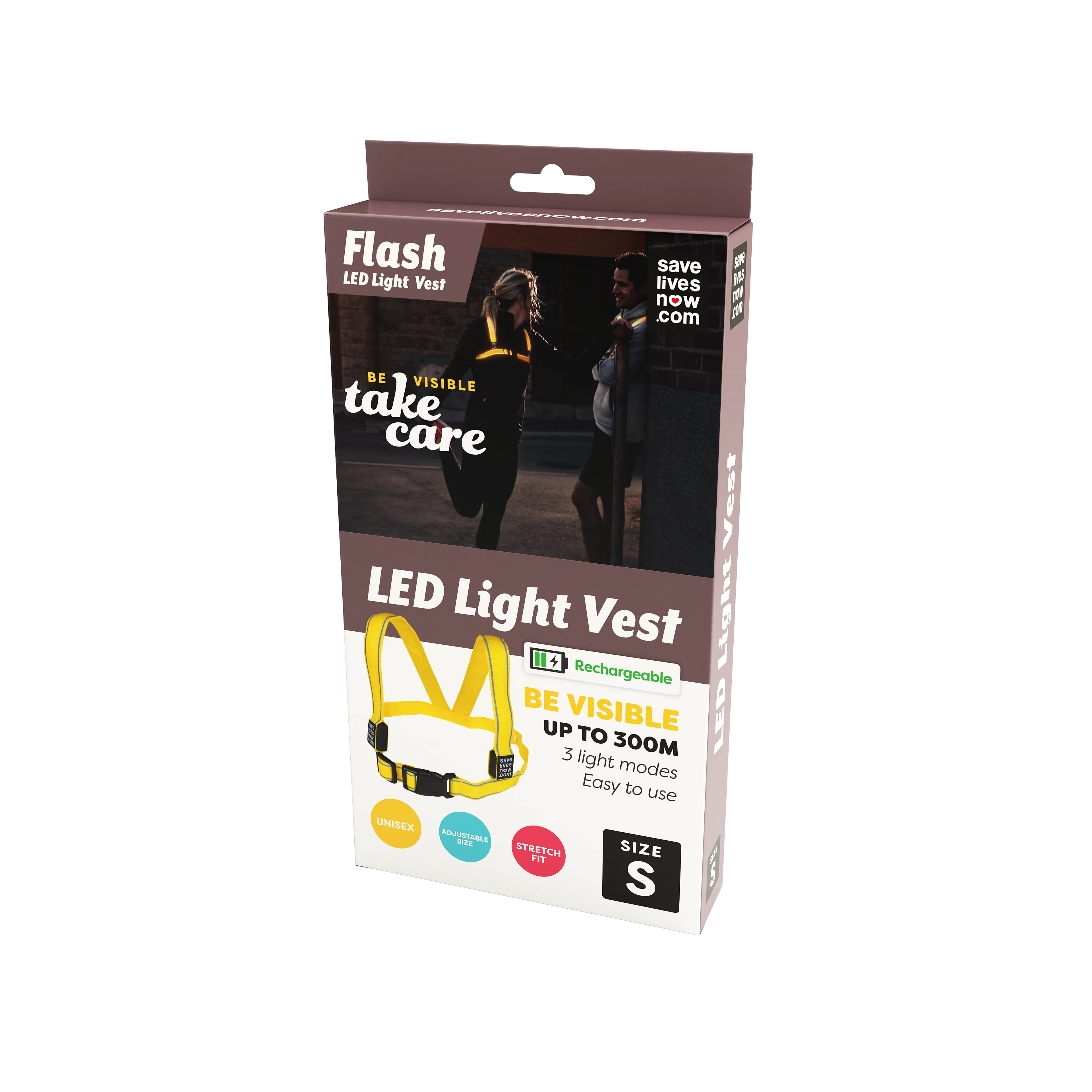 Flash LED Light refleksvest