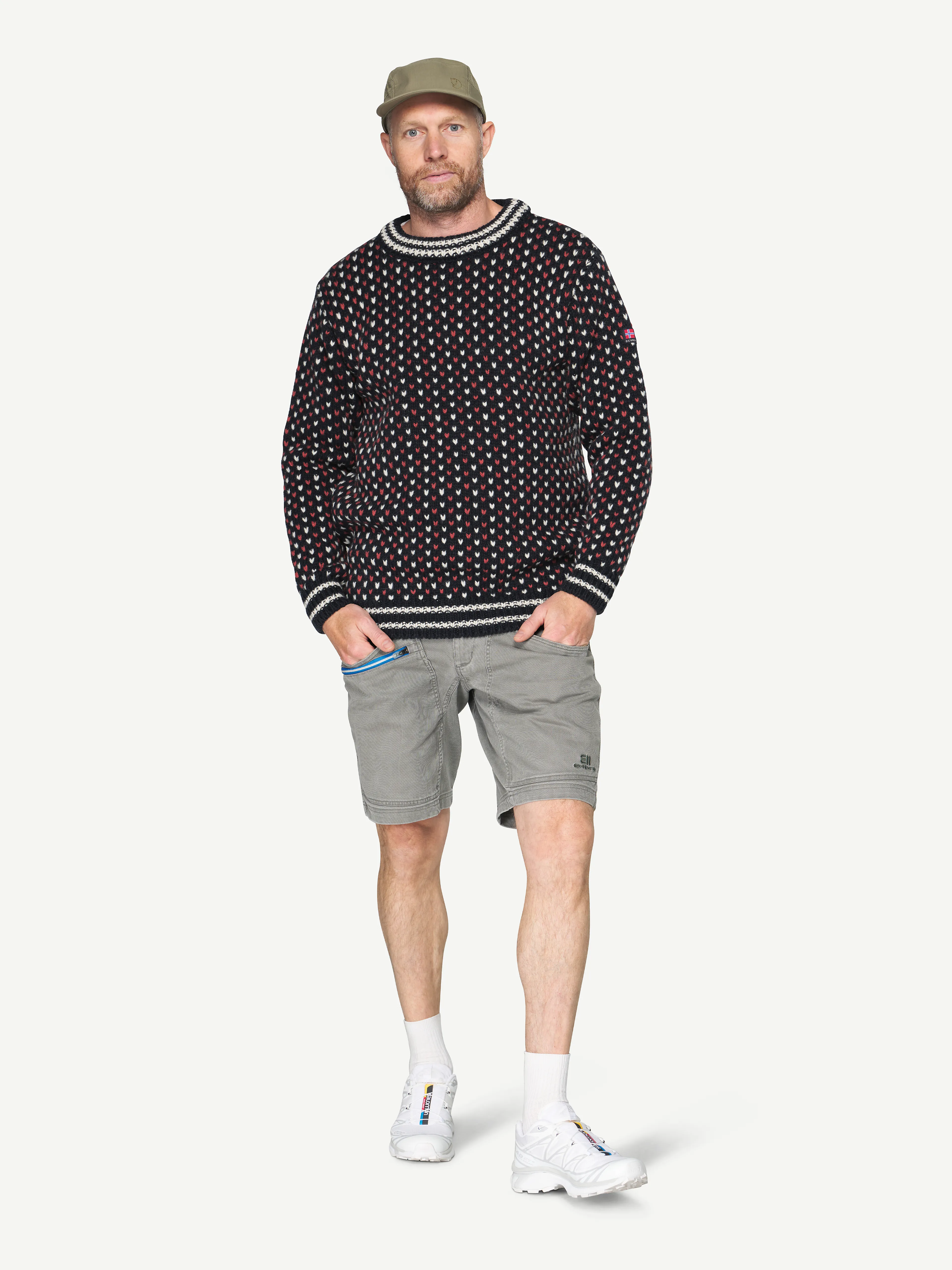 NORDSJØ TWO-TONE SWEATER