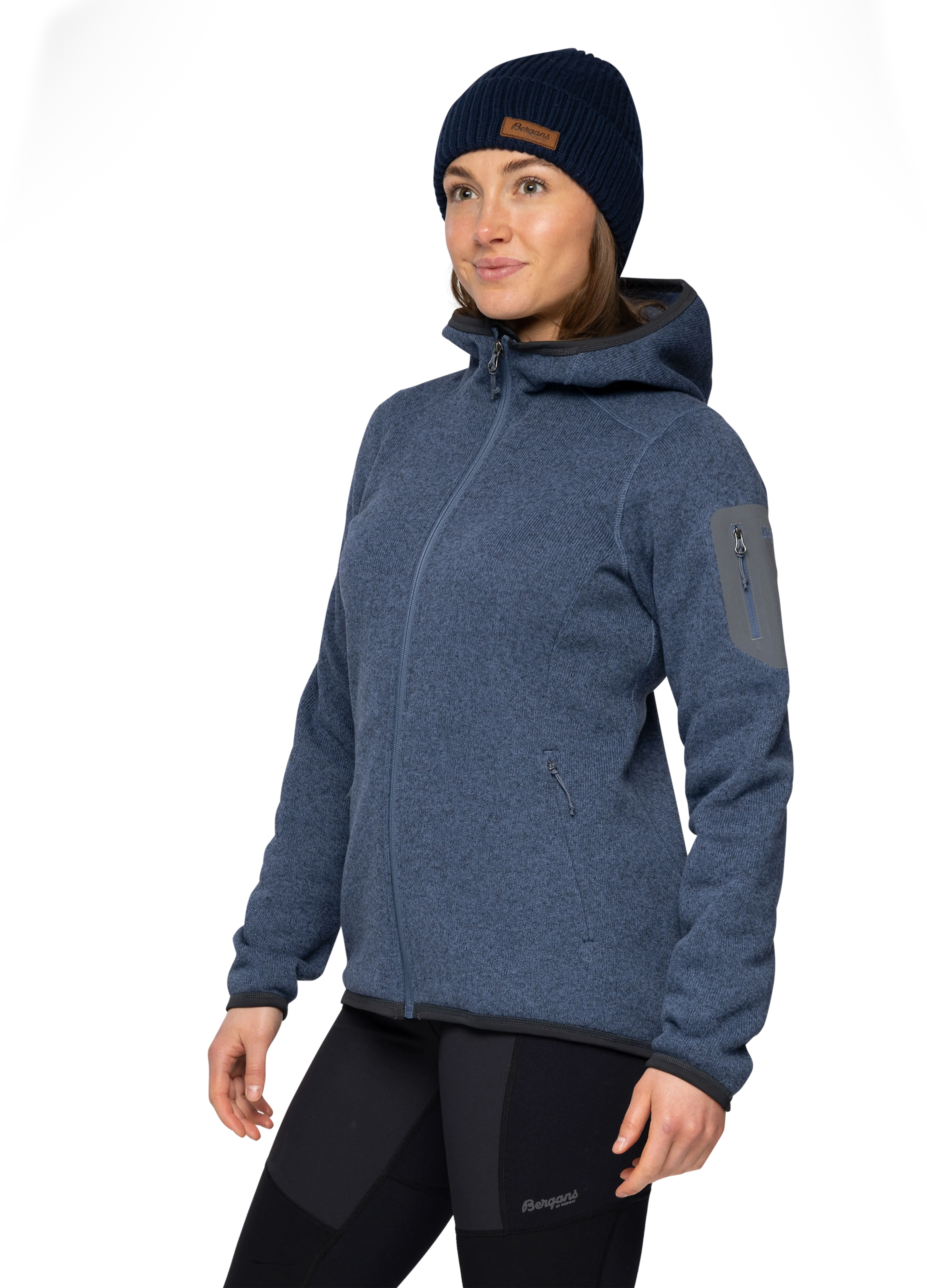 Kamphaug Knitted W Hoodie