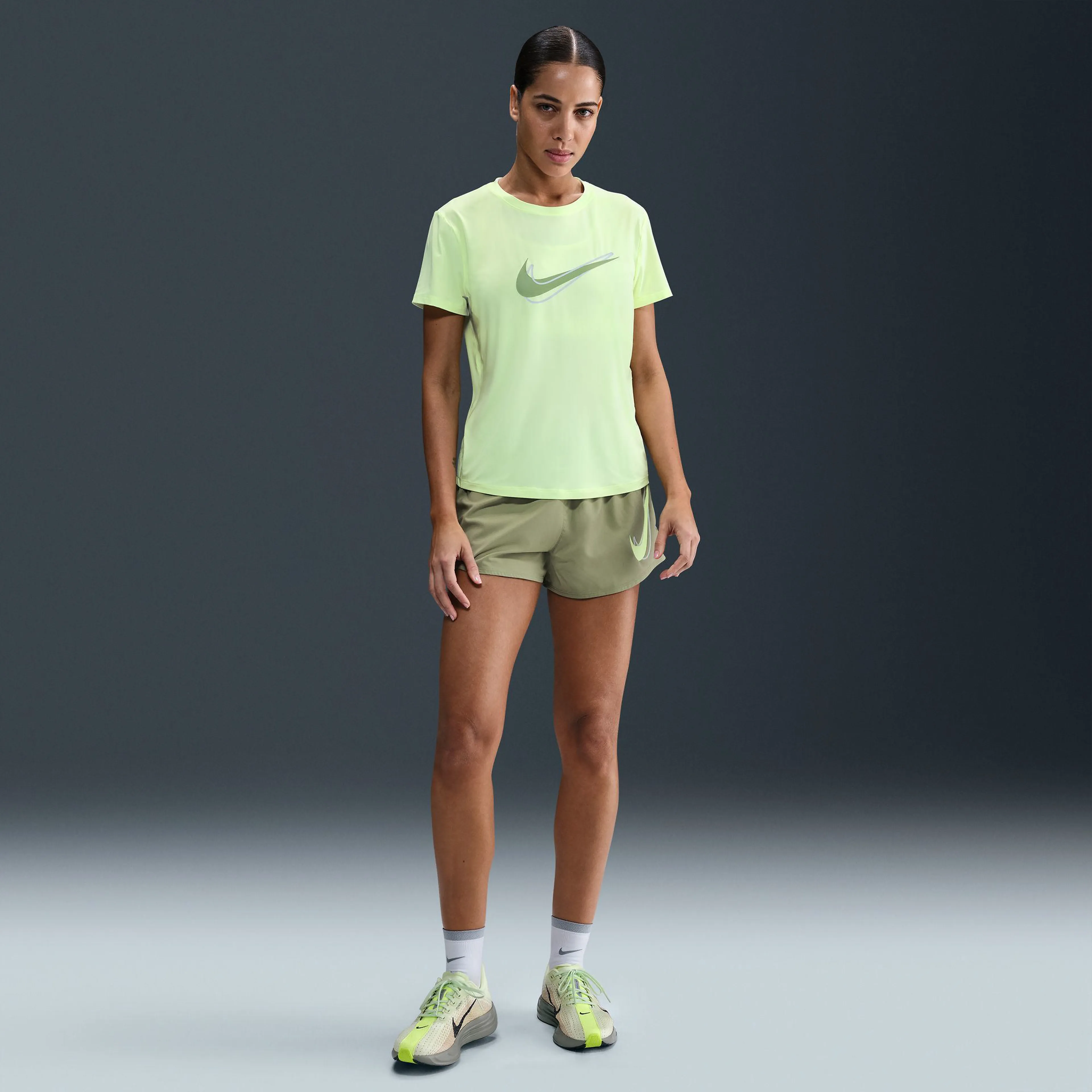 One Swoosh Women's Dri-FIT Short-Sleeve Running Top One Swoosh Women's Dri-FIT Short-Sleeve Running Top