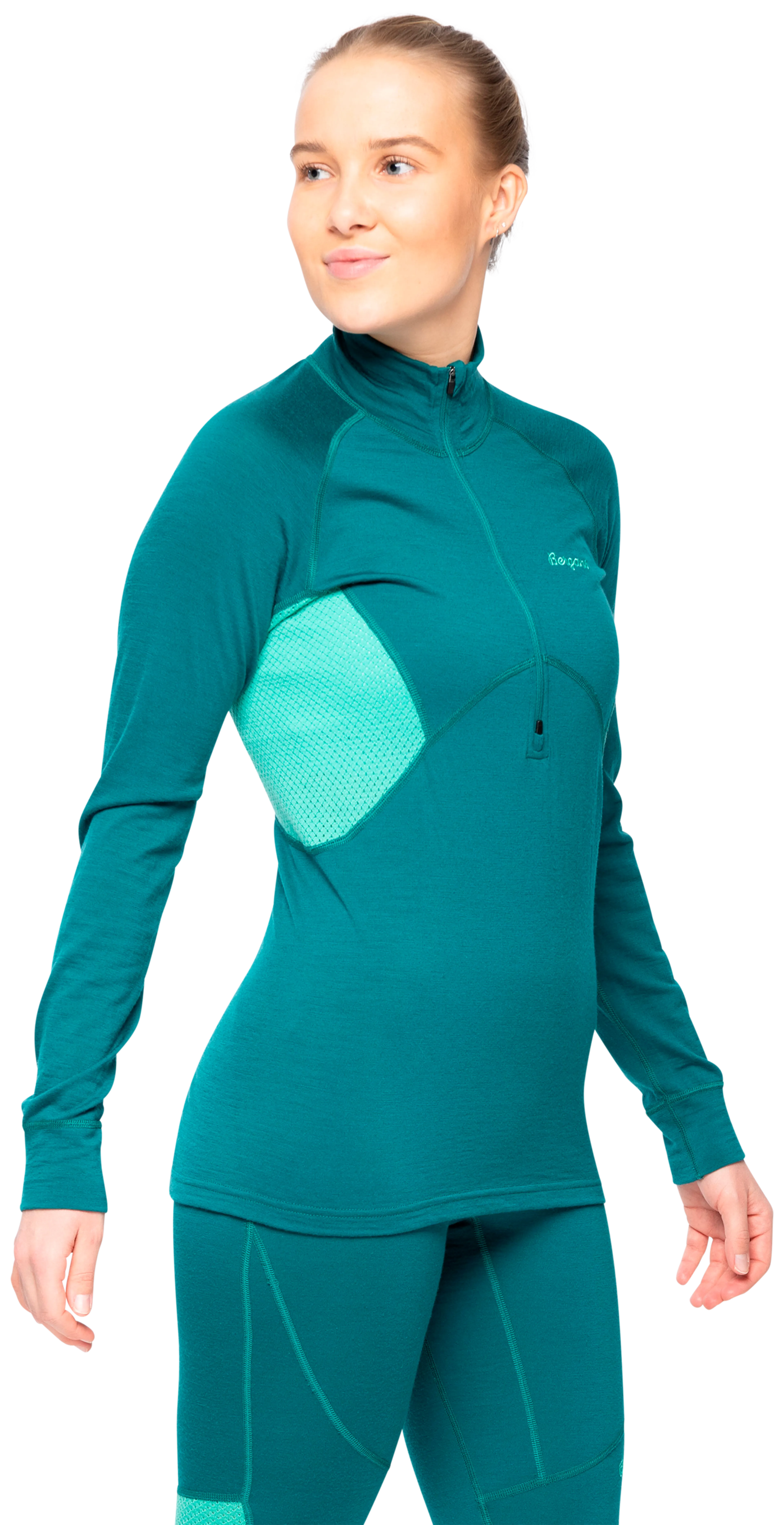 Inner:Pure Merino Half Zip Women