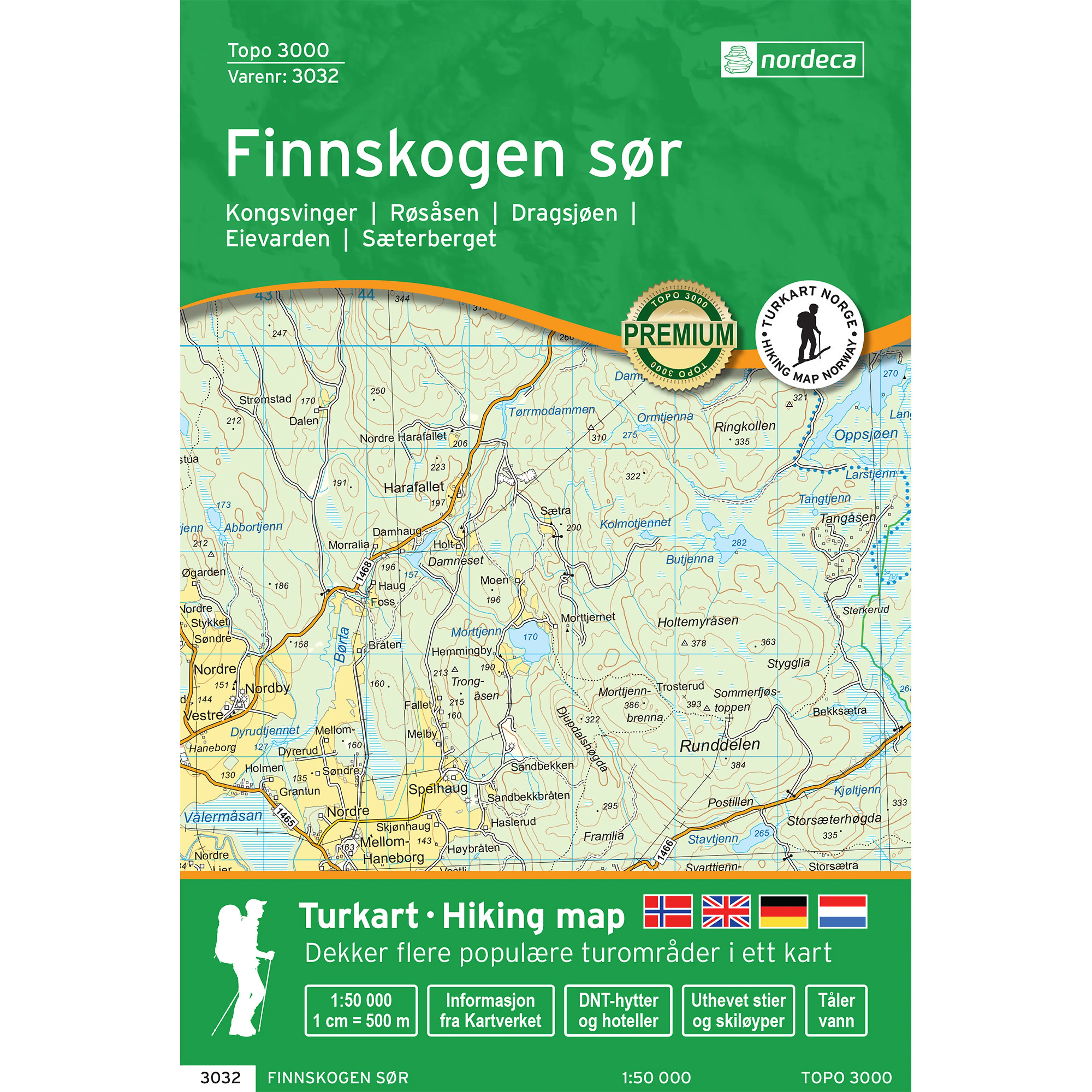 FINNSKOGEN SØR 1:50 000