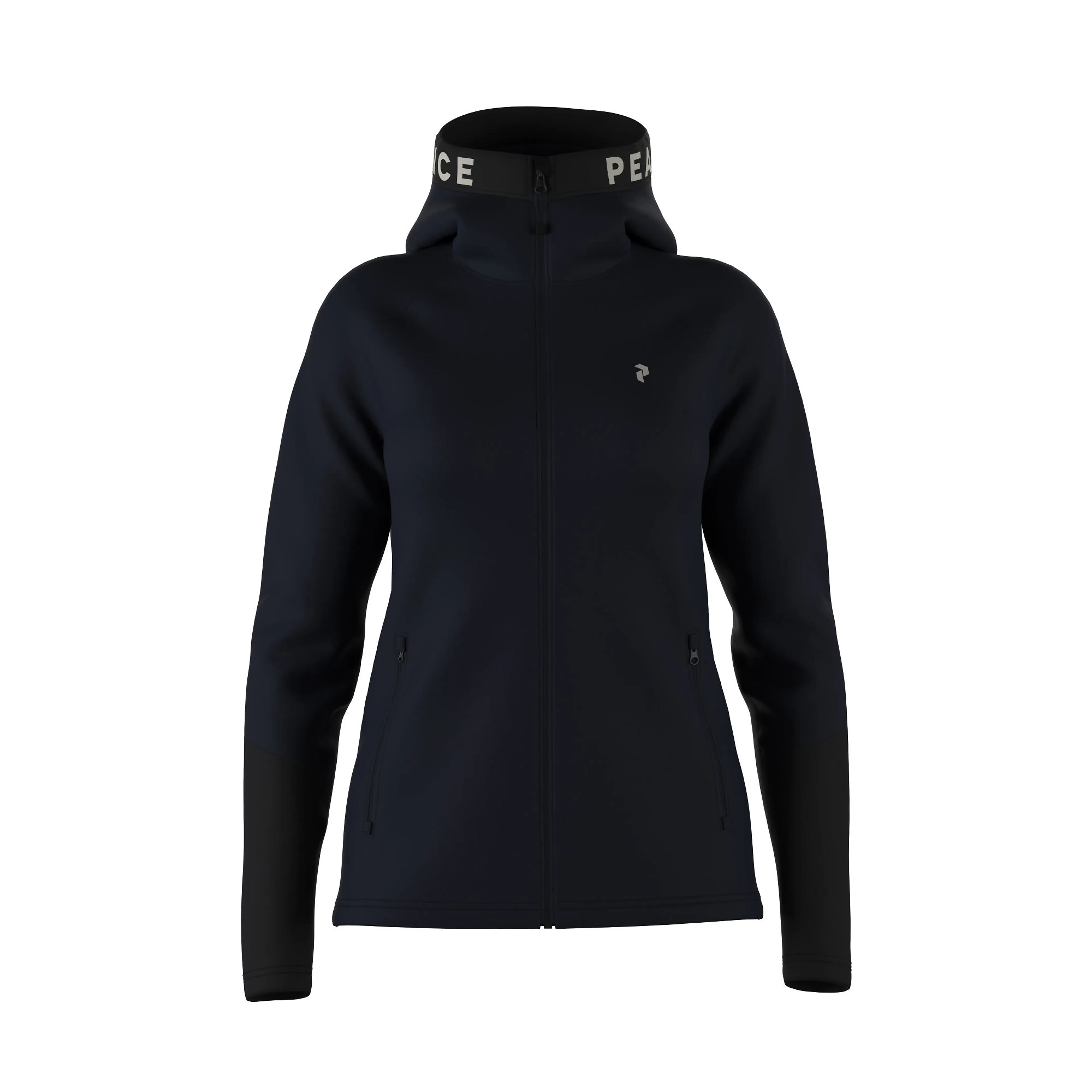 W Rider Mid Zip Hood