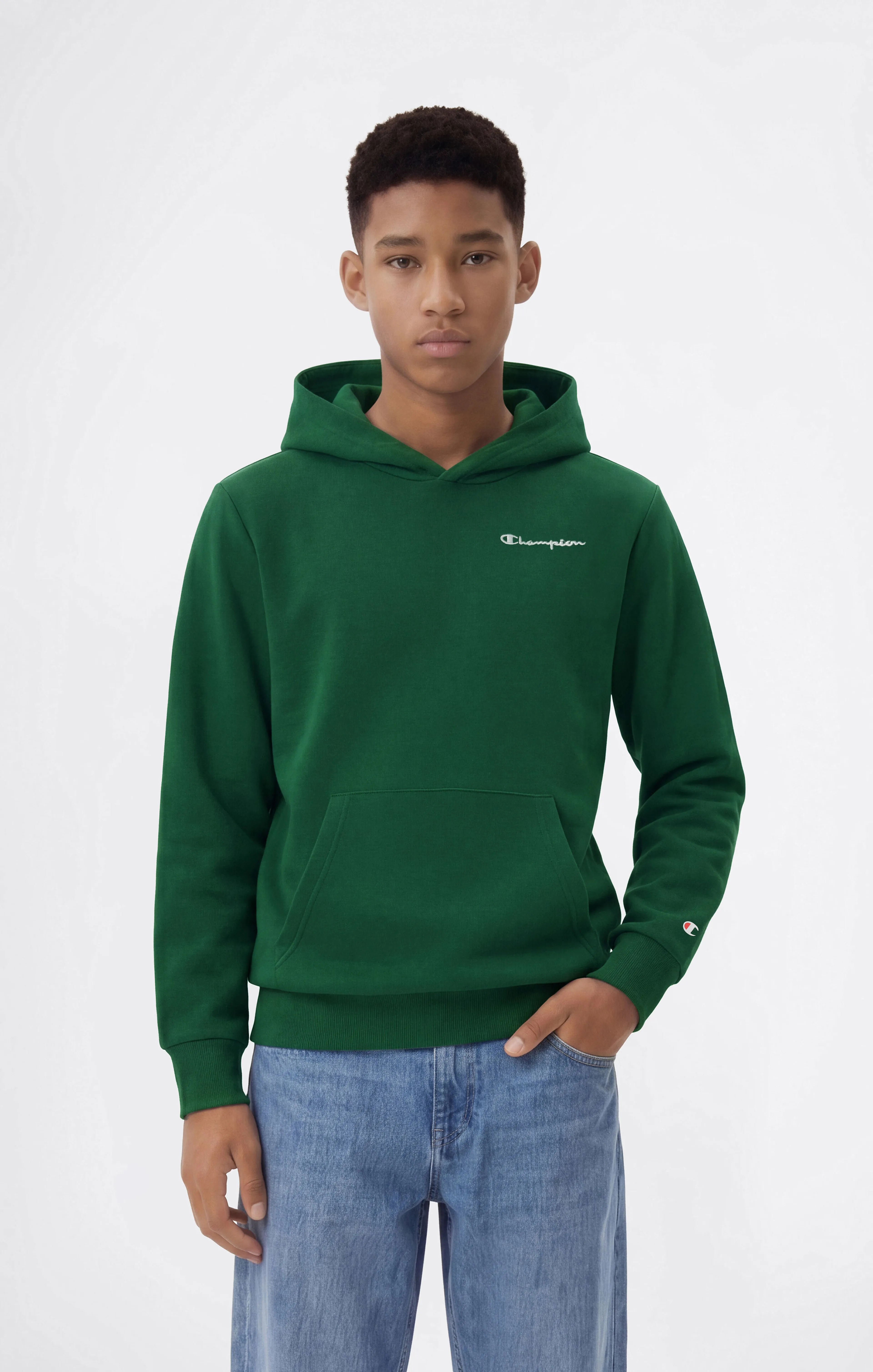 Hooded Sweatshirt small contrast logo junior