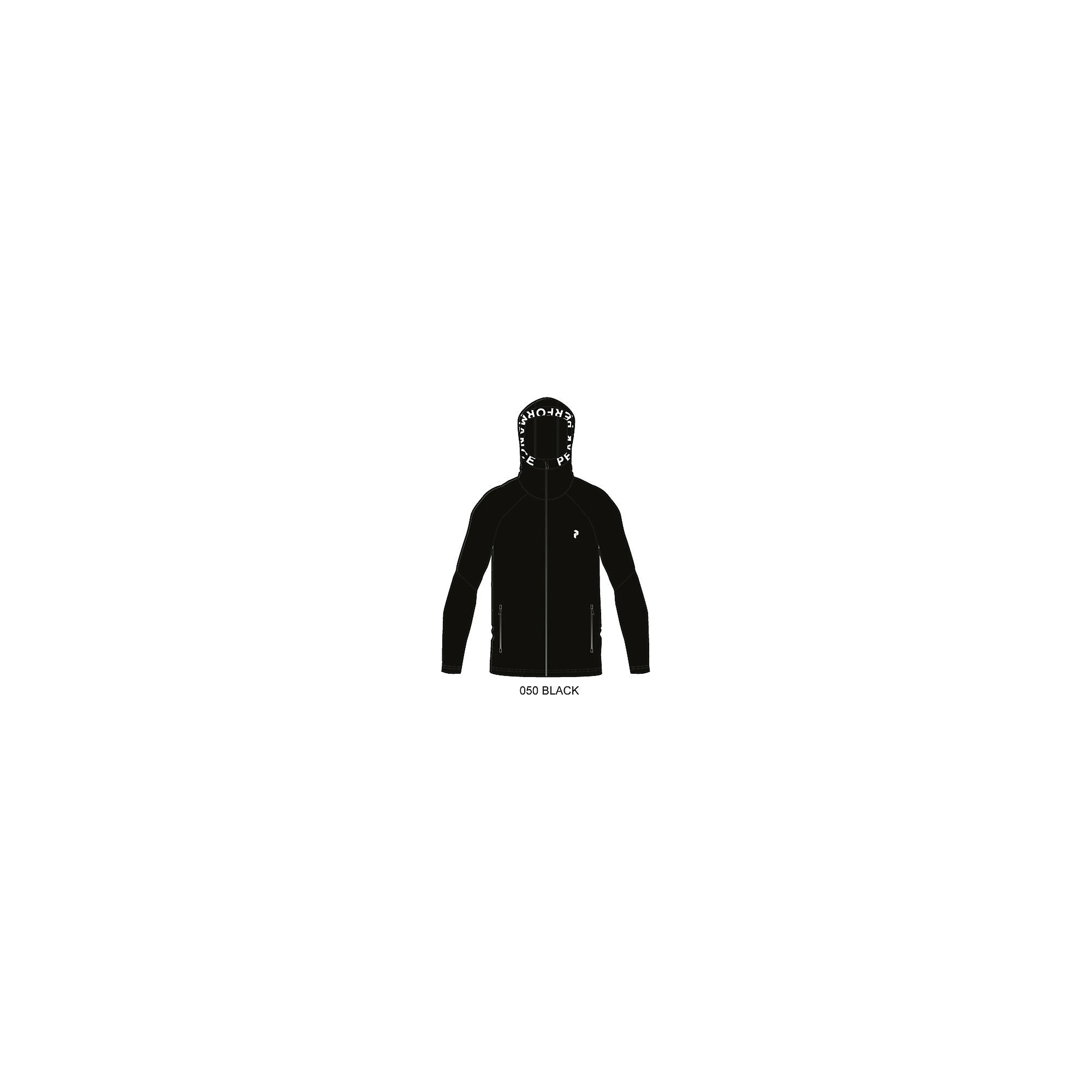 Rider Mid Zip Hood mellomlagsjakke herre