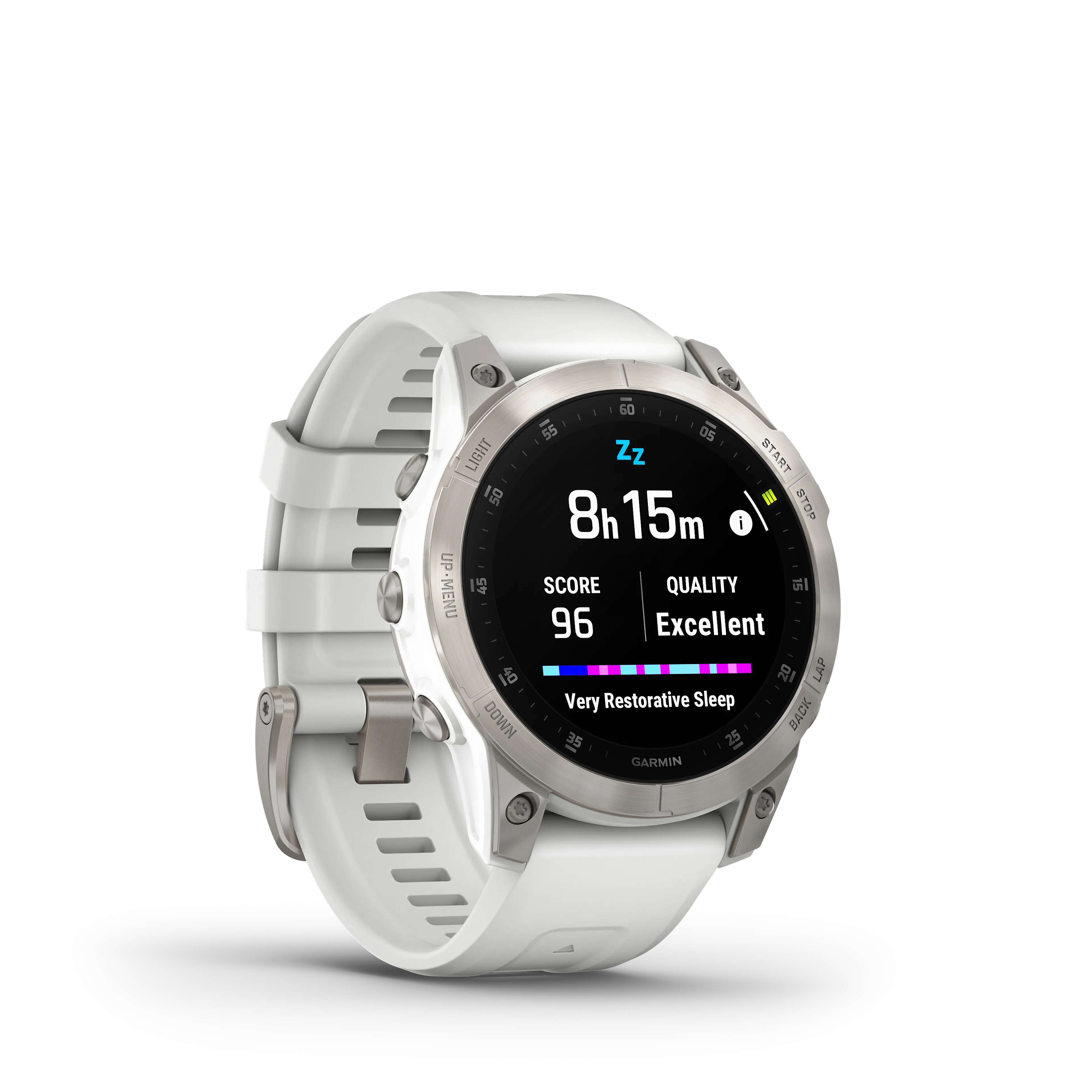 epix Sapphire White – AMOLED Smartwatch