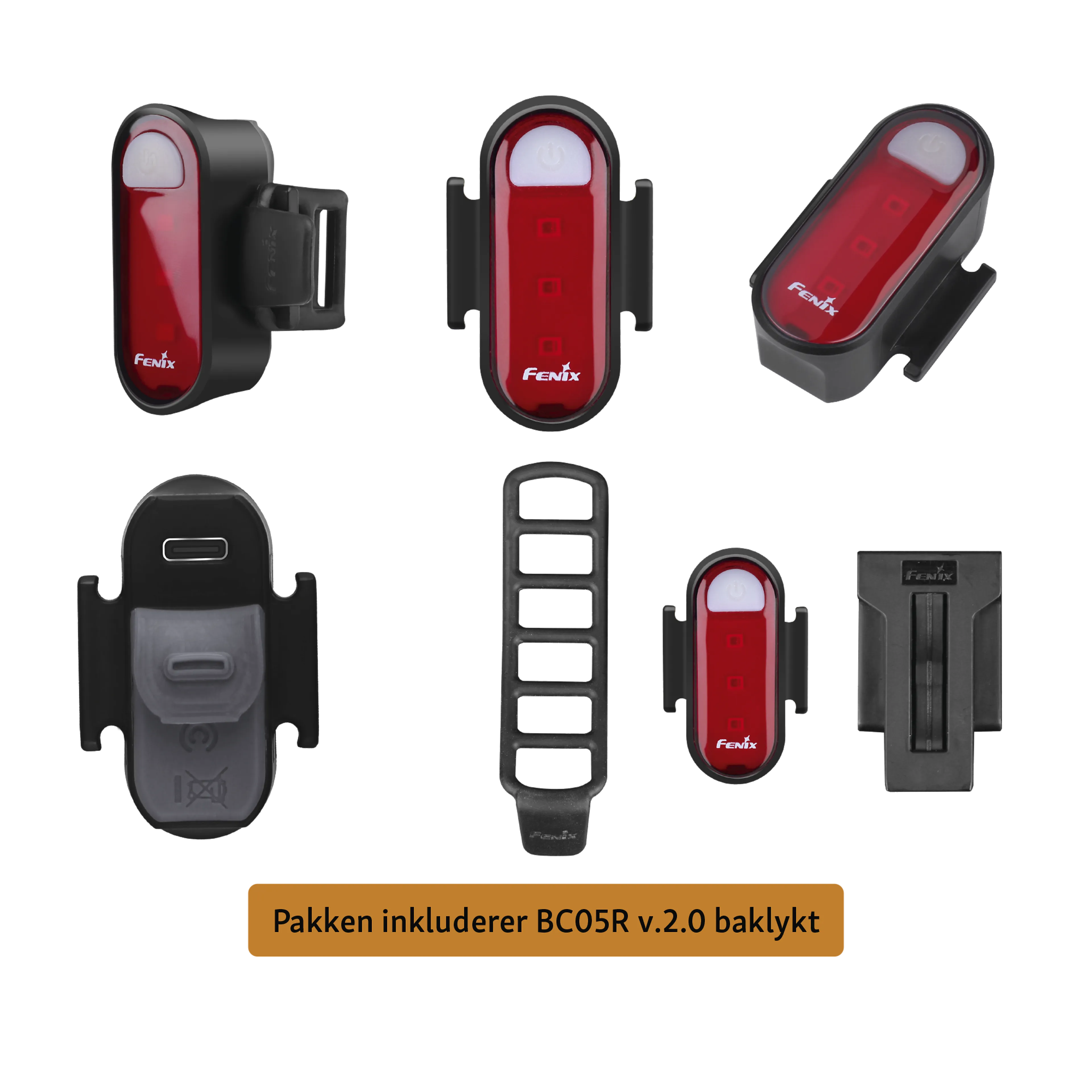 SYKKELLYKT BC26R OG BAKLYKT BC05R V2.0