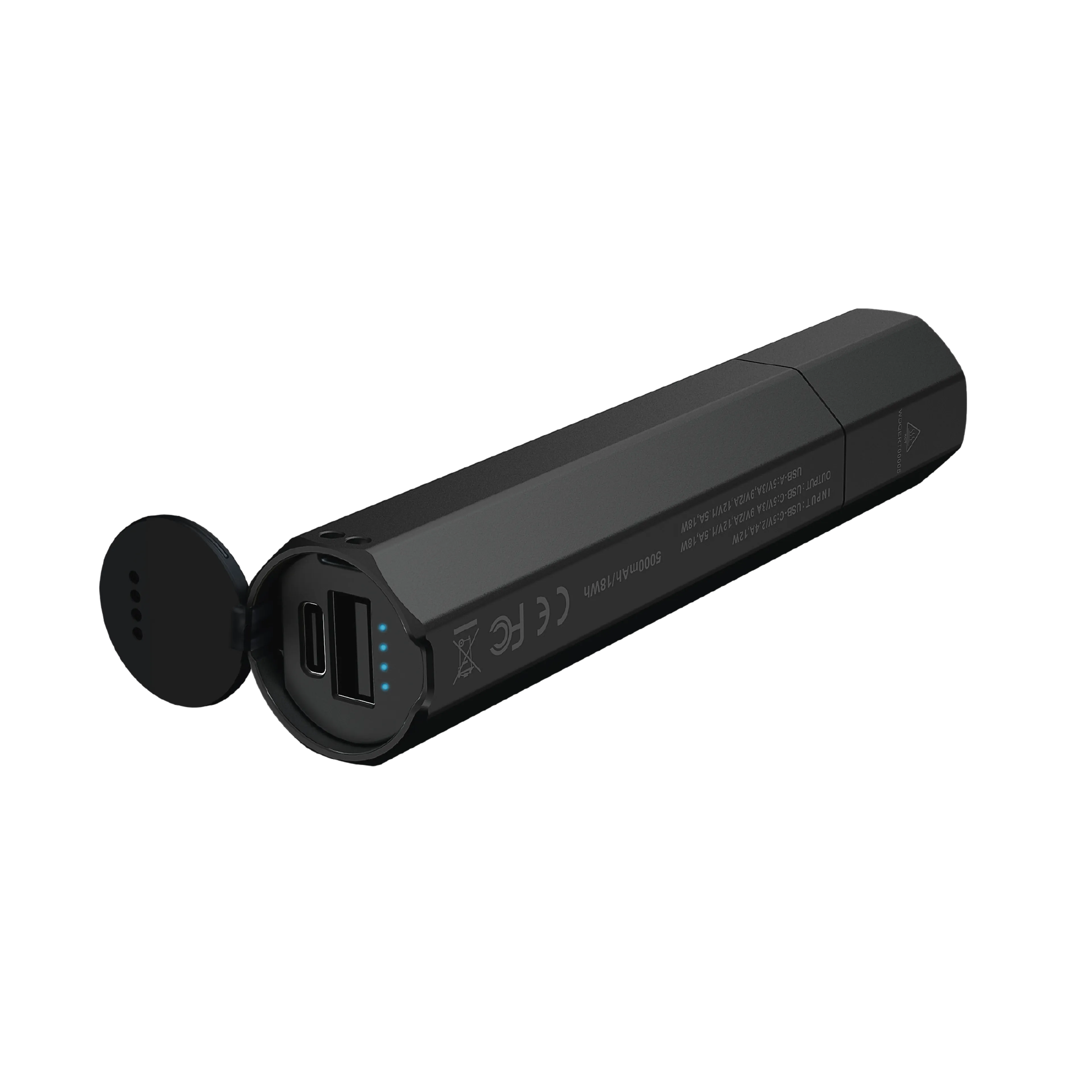 FENIX E-CP LEDLYKT/POWERBANK 1600LM SORT FENIX E-CP LEDLYKT/POWERBANK 1600LM SORT